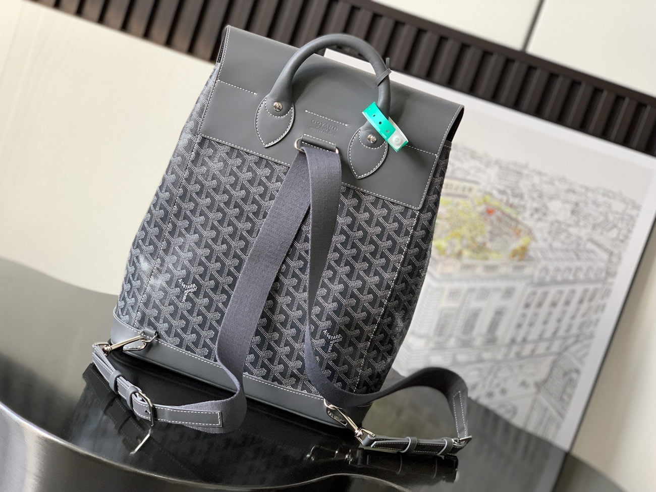 Goyard Artois Alpin Medium Backpack Blacknatural Black Grey Navy Green (5) - www.newkick.org Goyard Artois Alpin Medium Backpack Blacknatural Black Grey Navy Green (5) - www.newkick.org
