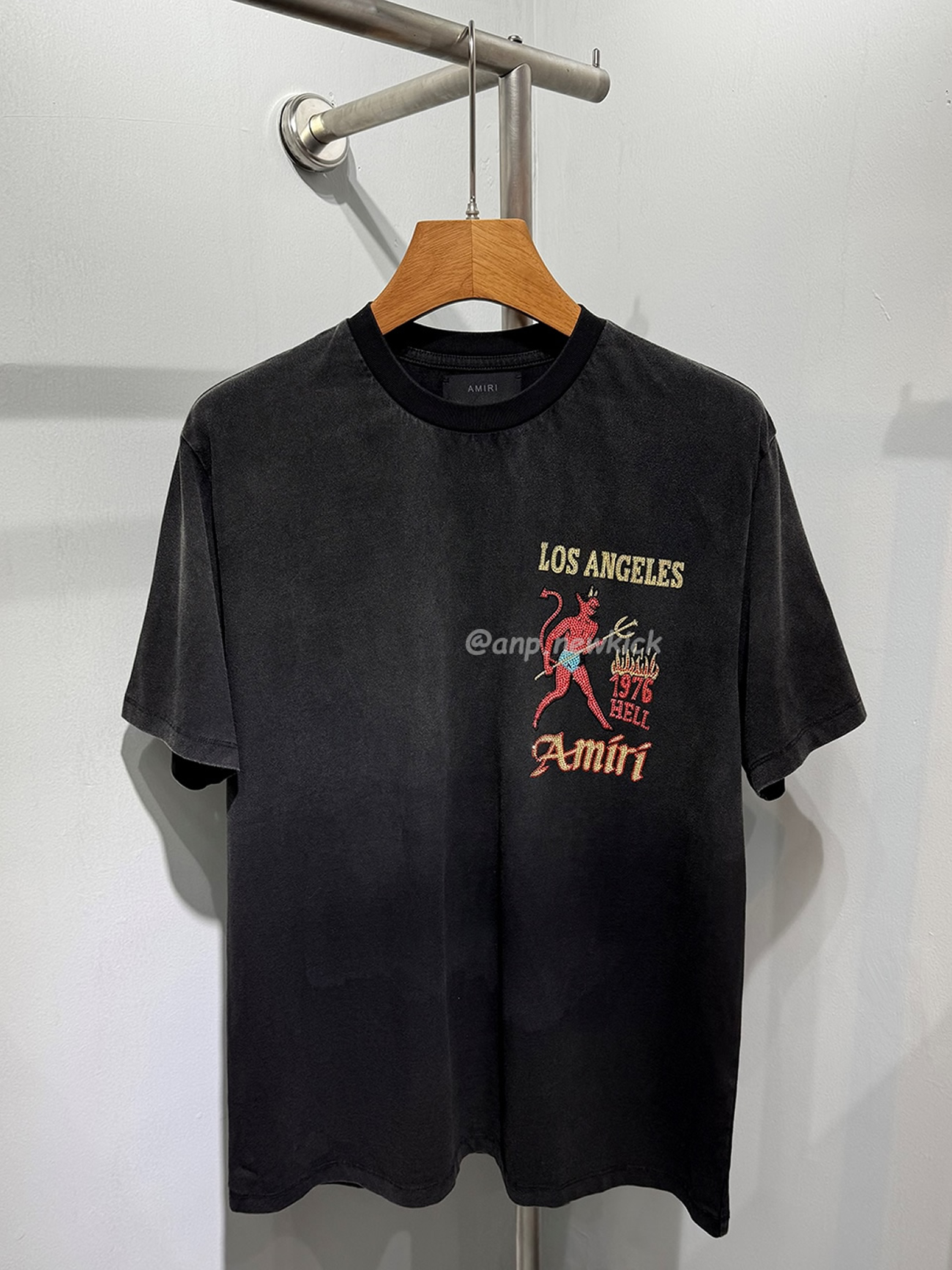 Amiri Cotton Crystal Sinners T Shirt (2) - www.newkick.org