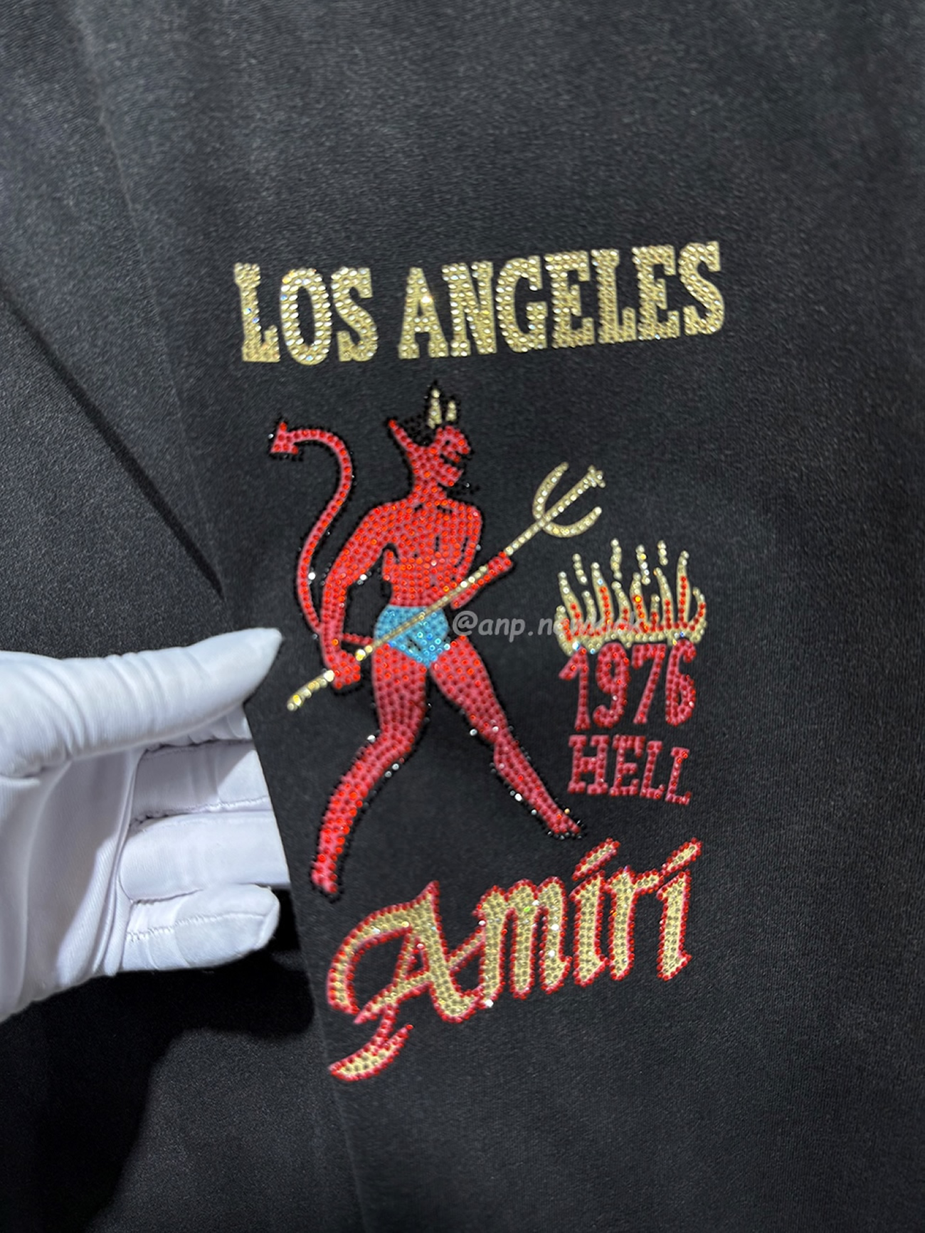Amiri Cotton Crystal Sinners T Shirt (9) - www.newkick.org
