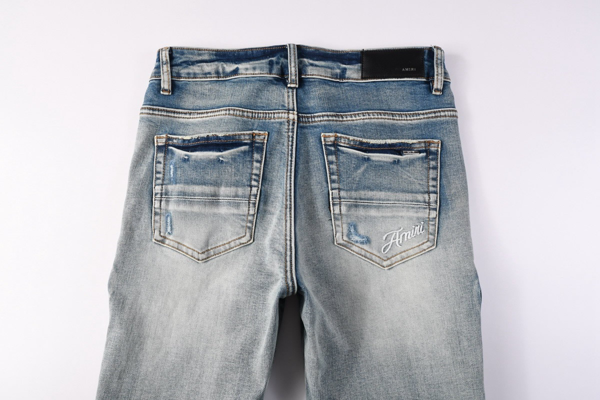 Amiris Jeans Men Fashion Patch Repair Low Rise Skinny Denim (9) - www.newkick.vip Amiris Jeans Men Fashion Patch Repair Low Rise Skinny Denim (9) - www.newkick.vip