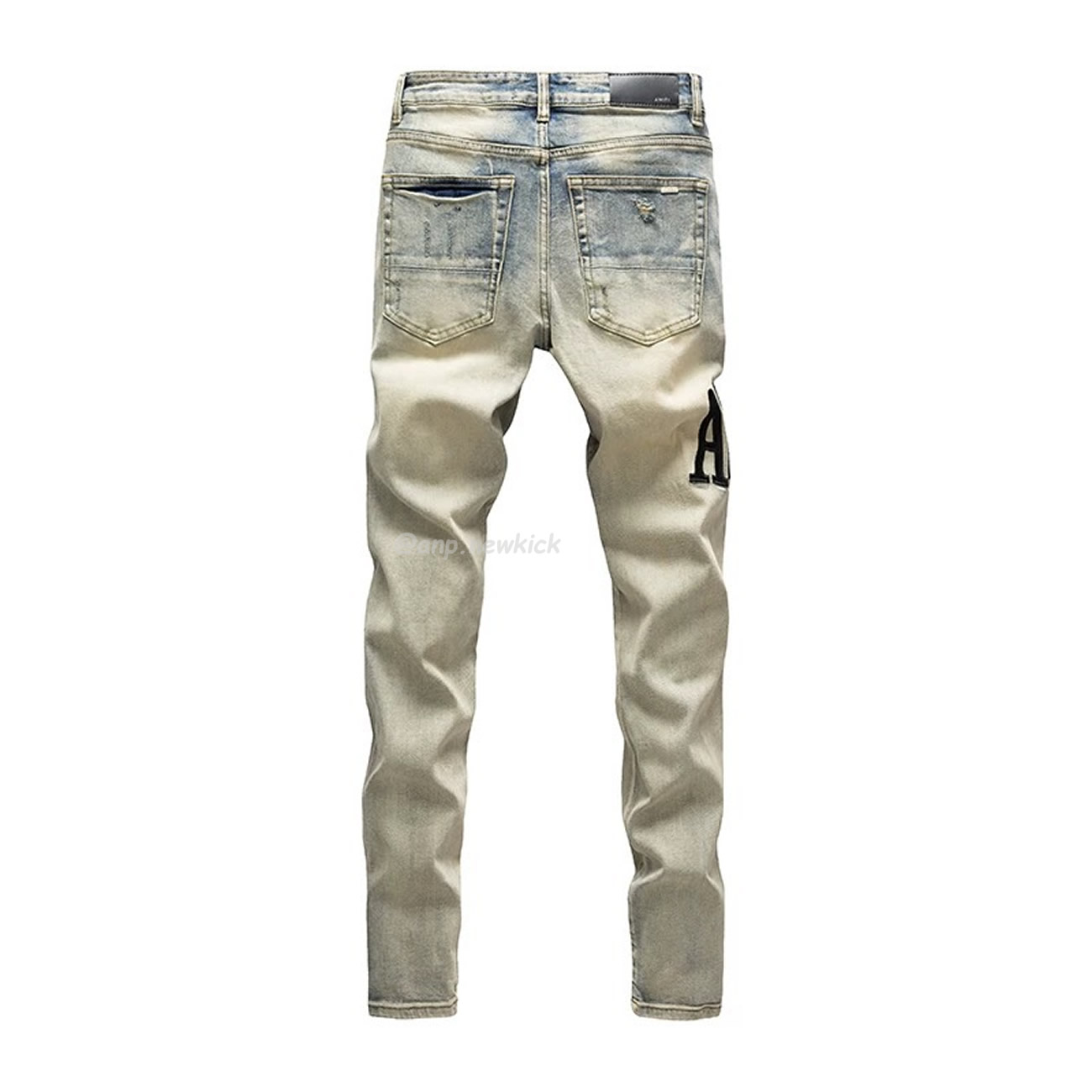 Amiri Jeans Men Letters Trousers Repair Low Rise Skinny (12) - www.newkick.org Amiri Jeans Men Letters Trousers Repair Low Rise Skinny (12) - www.newkick.org