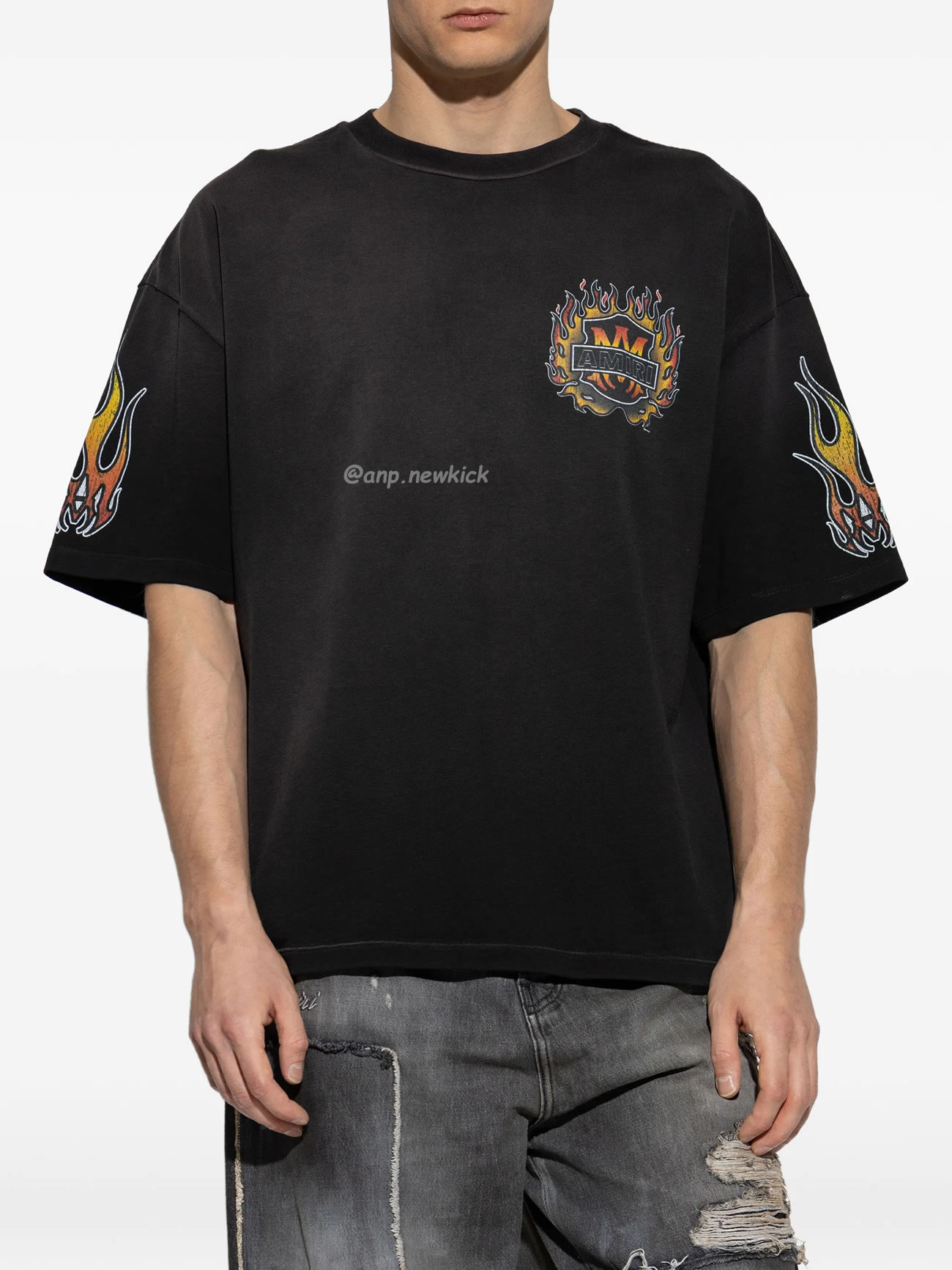 Amiri Flame Graphic T Shirt (3) - www.newkick.org Amiri Flame Graphic T Shirt (3) - www.newkick.org