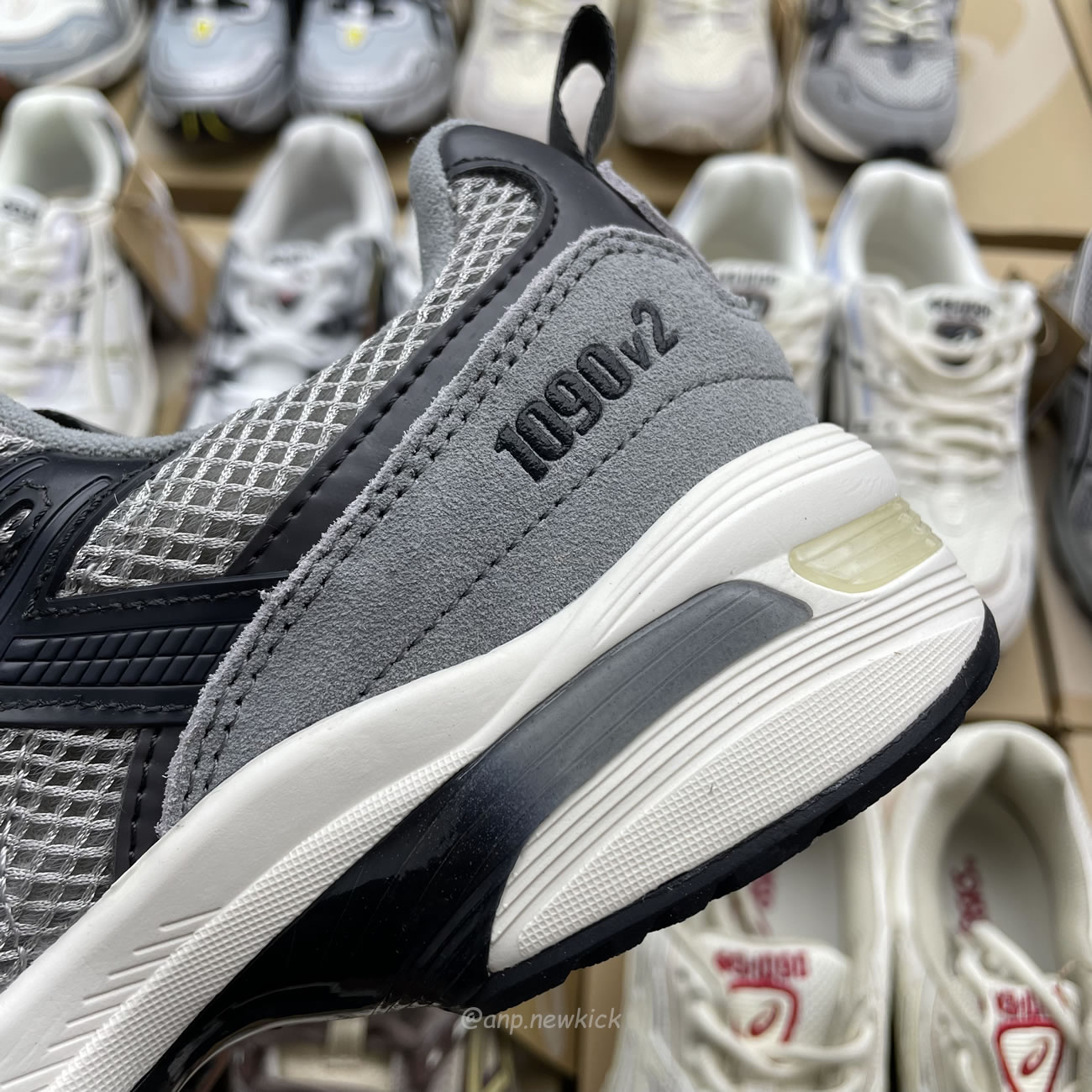 Asics Gel 1090 Grey Beige Birch French Blue White Sage Silver Cream Brown Silver Cream Gray Blue (21) - www.newkick.vip Asics Gel 1090 Grey Beige Birch French Blue White Sage Silver Cream Brown Silver Cream Gray Blue (21) - www.newkick.vip