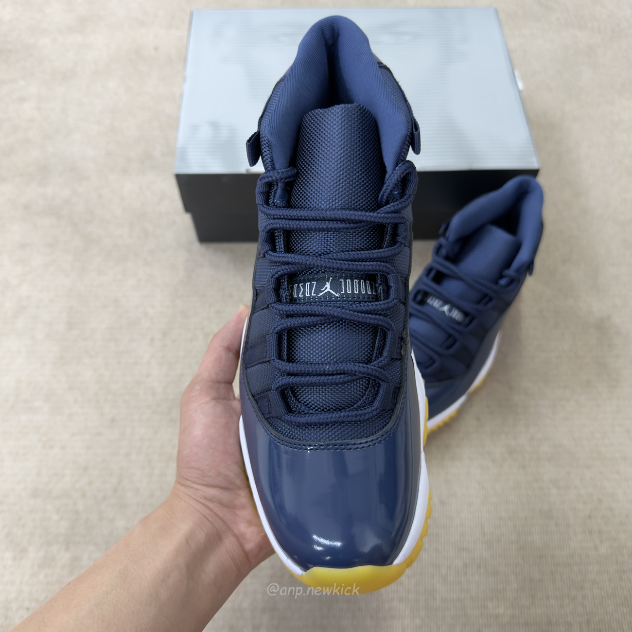 Air Jordan 11 Retro Navy Blue At7802 115 (3) - www.newkick.org Air Jordan 11 Retro Navy Blue At7802 115 (3) - www.newkick.org
