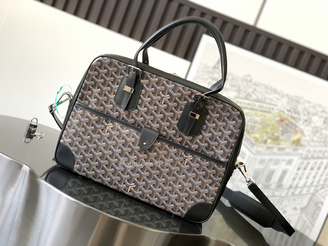 Goyard Ambassade Medium Size Briefcase (18) - www.newkick.org Goyard Ambassade Medium Size Briefcase (18) - www.newkick.org