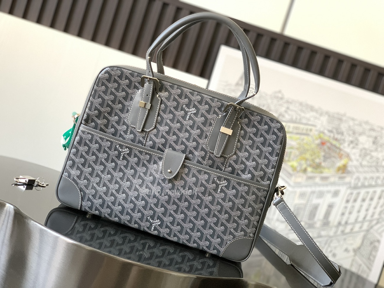 Goyard Ambassade Medium Size Briefcase (9) - www.newkick.org Goyard Ambassade Medium Size Briefcase (9) - www.newkick.org