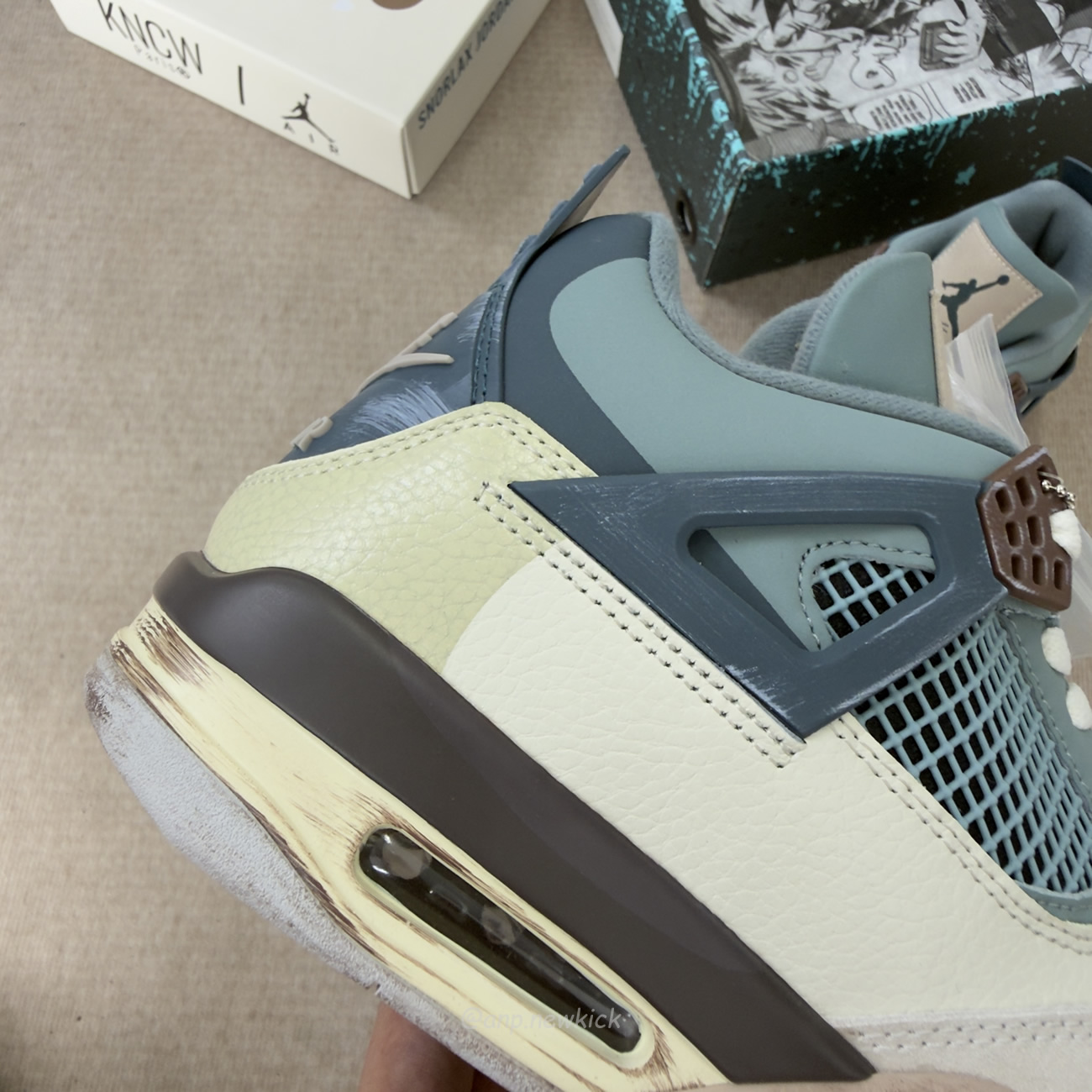 Air Jordan 4 Retro X Andrew Chiou Snorlax Custom (9) - www.newkick.org
