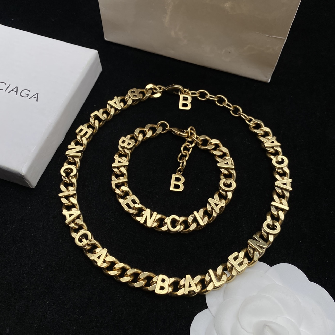 Balenciaga Logo Text Chain Necklace Bal203587 (6) - www.newkick.org Balenciaga Logo Text Chain Necklace Bal203587 (6) - www.newkick.org
