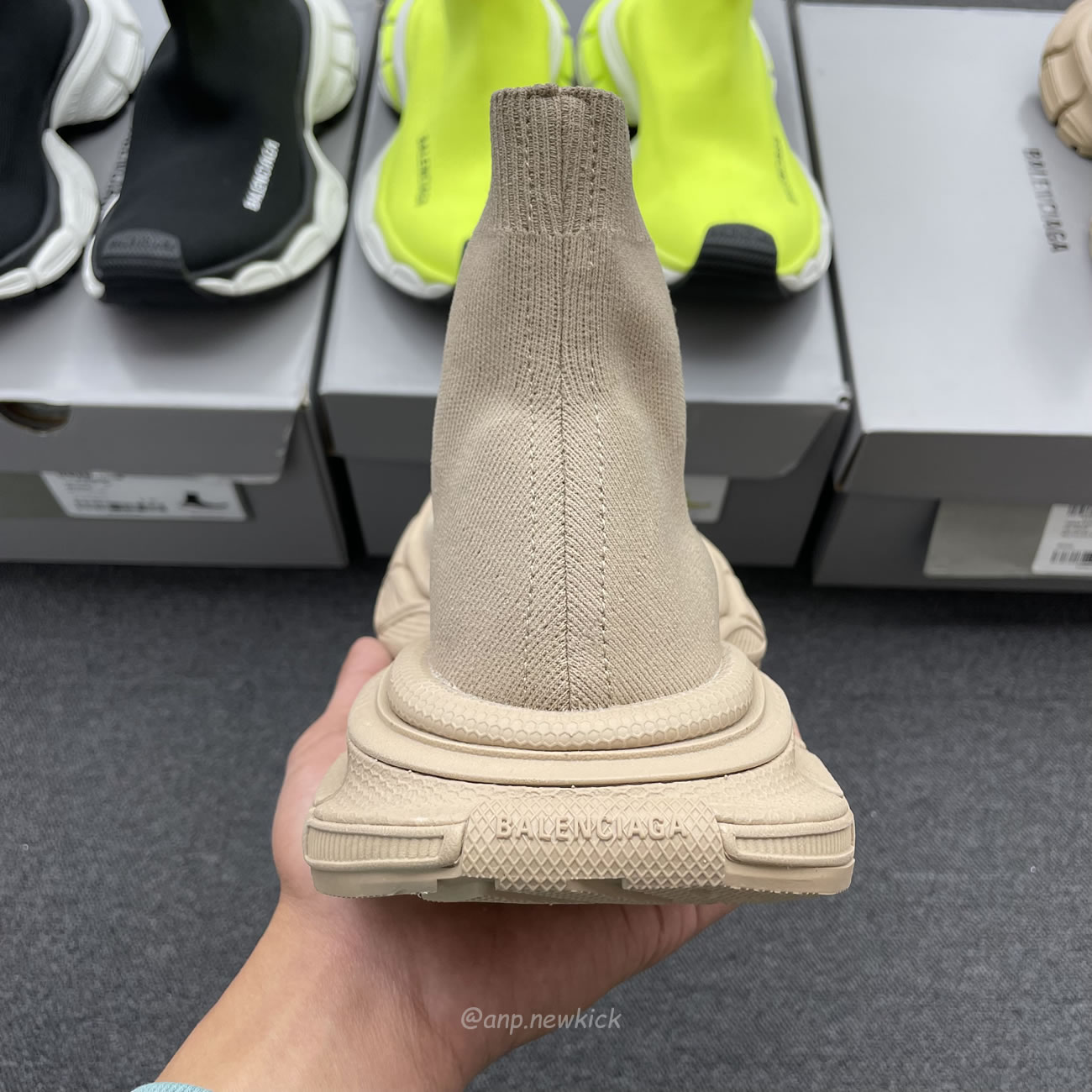 Balenciaga 3xl Sock Recycled Knit Sneakers Black White Fluo Yellow Beige (10) - www.newkick.vip Balenciaga 3xl Sock Recycled Knit Sneakers Black White Fluo Yellow Beige (10) - www.newkick.vip