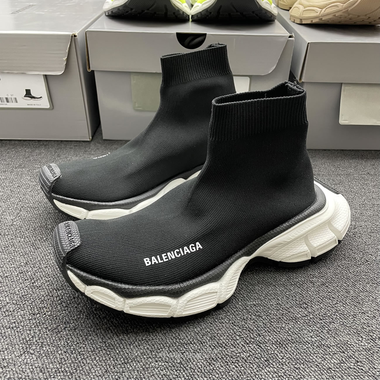 Balenciaga 3xl Sock Recycled Knit Sneakers Black White Fluo Yellow Beige (14) - www.newkick.vip Balenciaga 3xl Sock Recycled Knit Sneakers Black White Fluo Yellow Beige (14) - www.newkick.vip