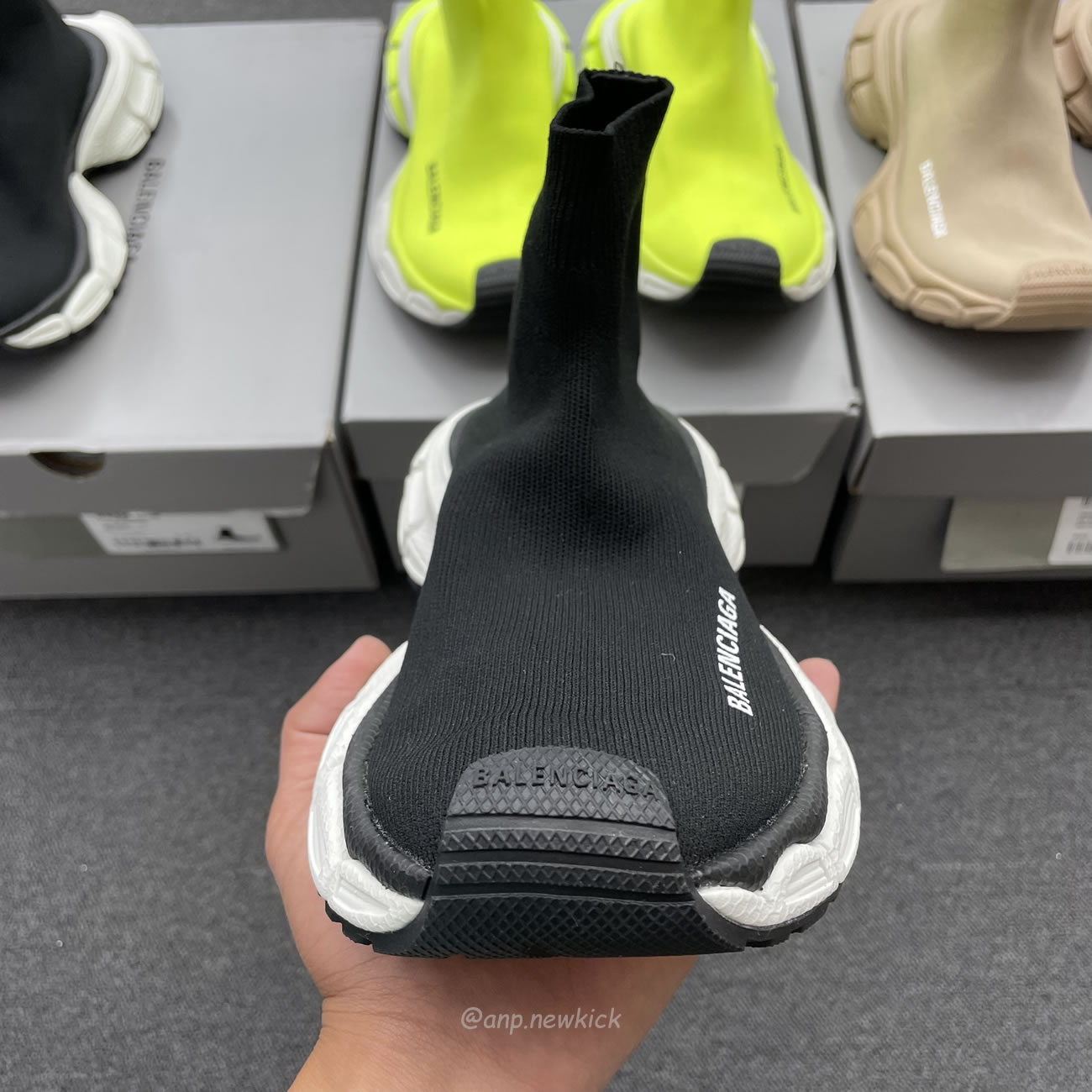 Balenciaga 3xl Sock Recycled Knit Sneakers Black White Fluo Yellow Beige (6) - www.newkick.vip Balenciaga 3xl Sock Recycled Knit Sneakers Black White Fluo Yellow Beige (6) - www.newkick.vip