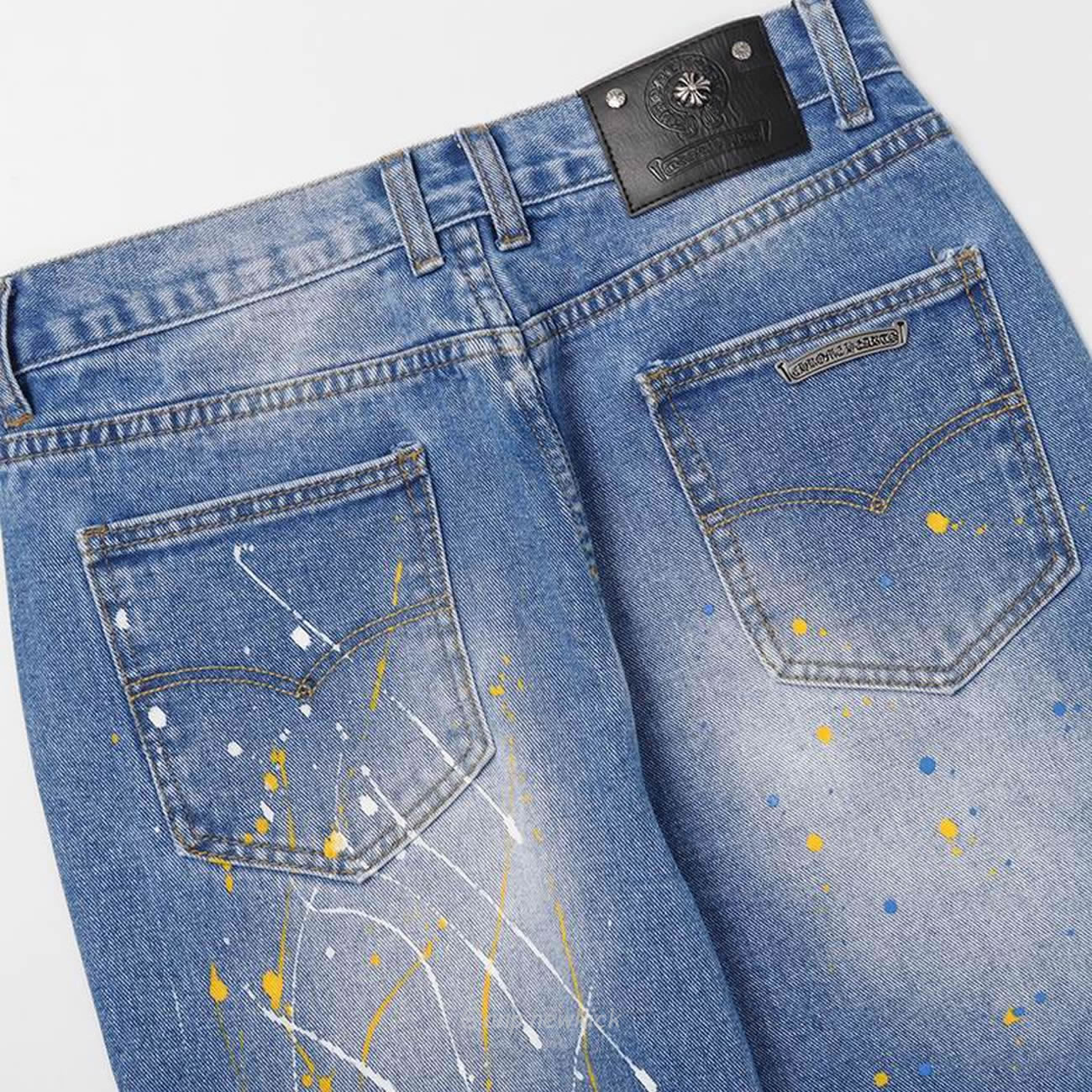 Chrome Hearts Blue Speckle Jeans Cross (10) - www.newkick.org Chrome Hearts Blue Speckle Jeans Cross (10) - www.newkick.org