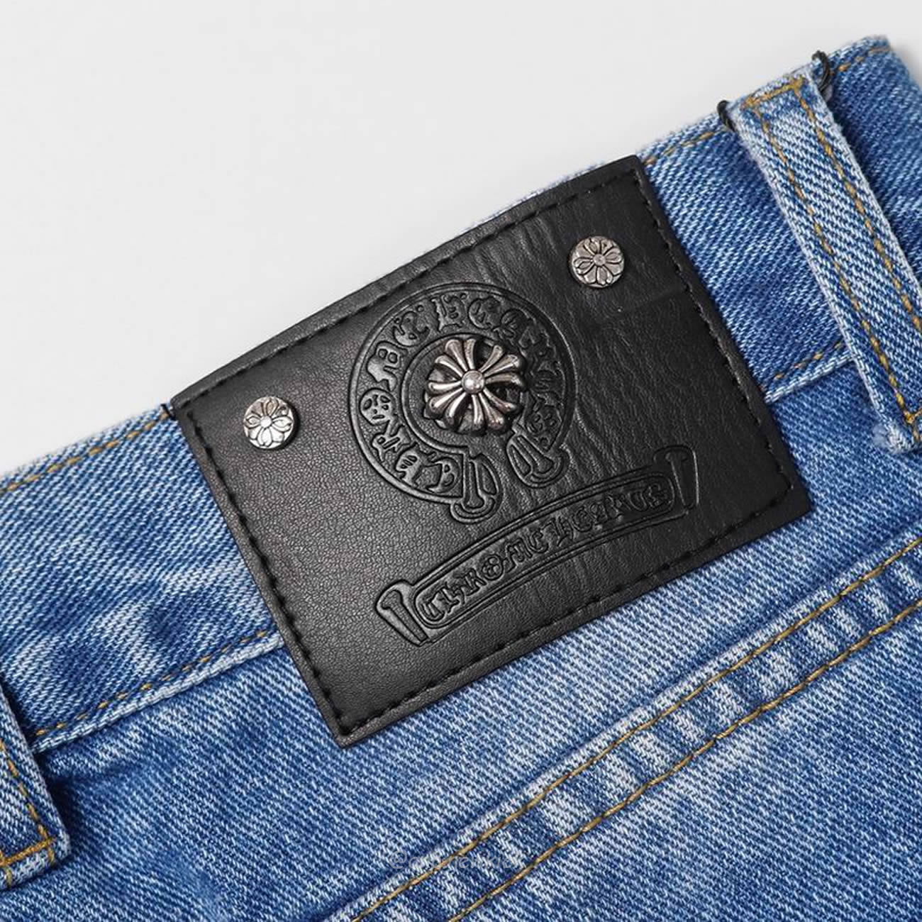 Chrome Hearts Blue Speckle Jeans Cross (11) - www.newkick.org Chrome Hearts Blue Speckle Jeans Cross (11) - www.newkick.org