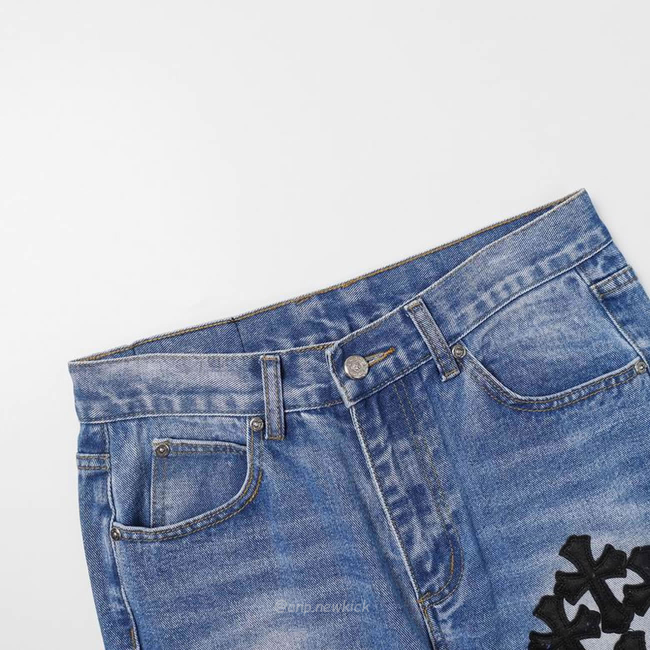 Chrome Hearts Blue Speckle Jeans Cross (4) - www.newkick.org Chrome Hearts Blue Speckle Jeans Cross (4) - www.newkick.org