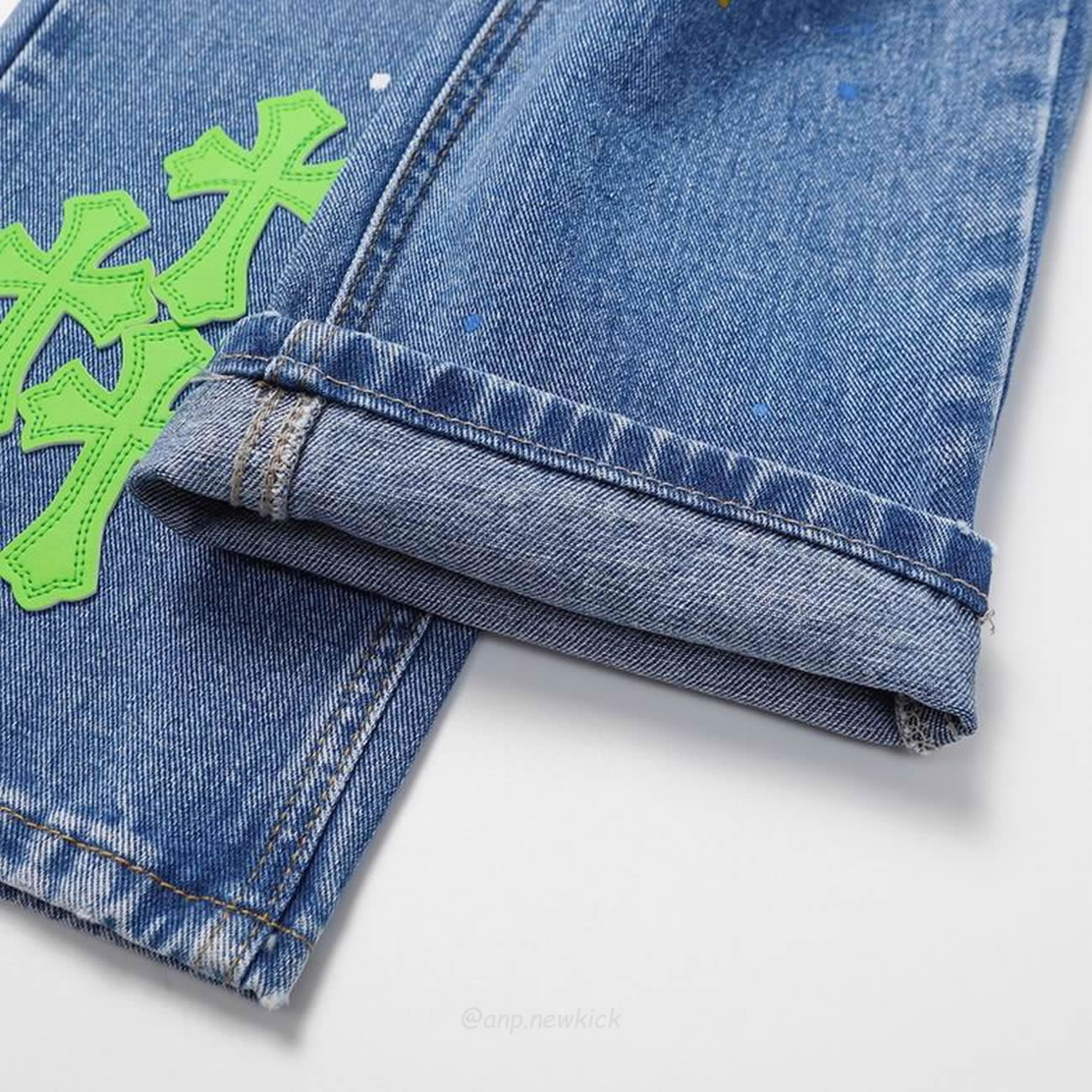 Chrome Hearts Blue Speckle Jeans Cross (6) - www.newkick.org Chrome Hearts Blue Speckle Jeans Cross (6) - www.newkick.org
