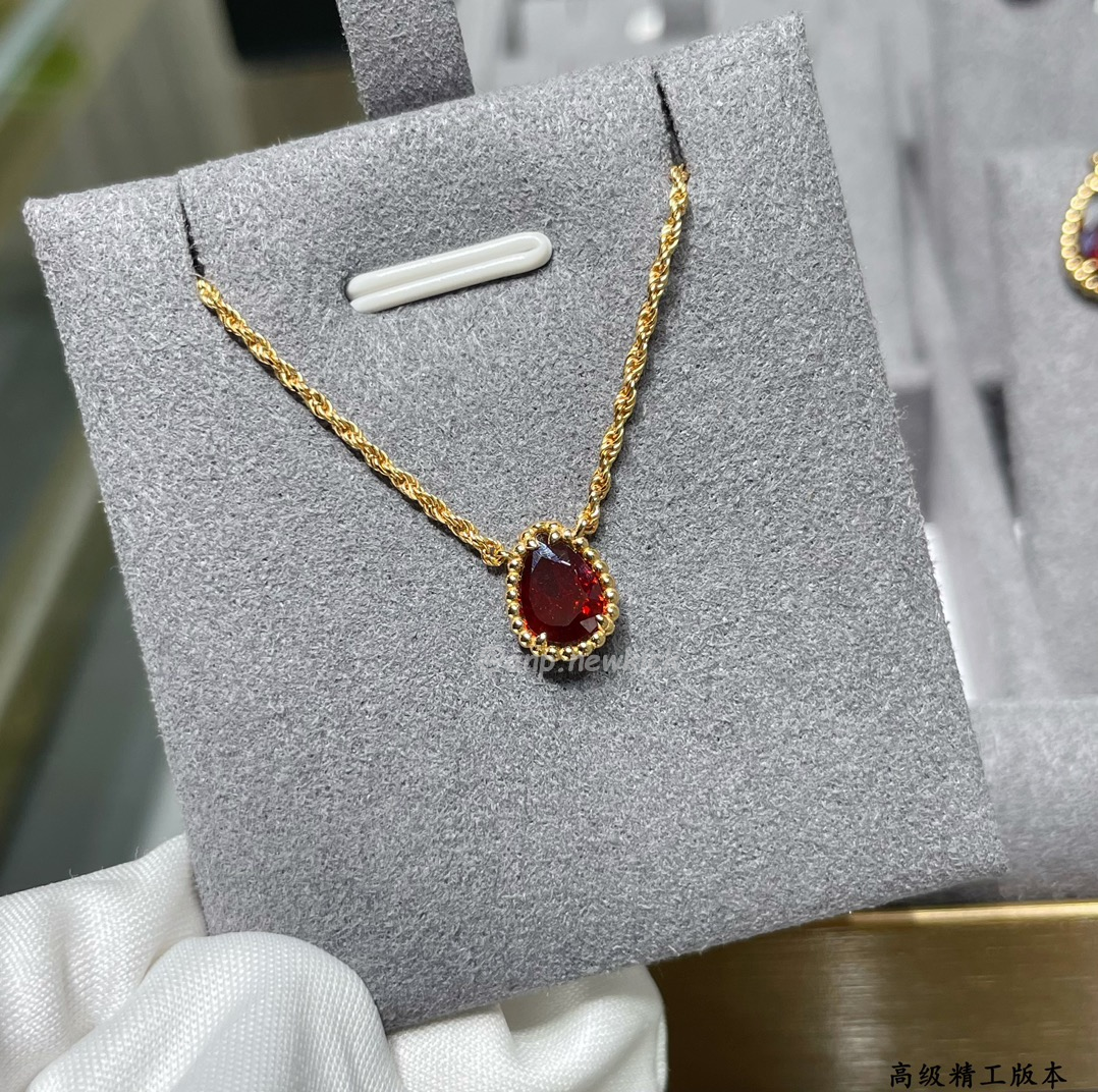 Boucheron Serpent Boheme Necklace Pink Gold With Rhodolite (2) - www.newkick.org