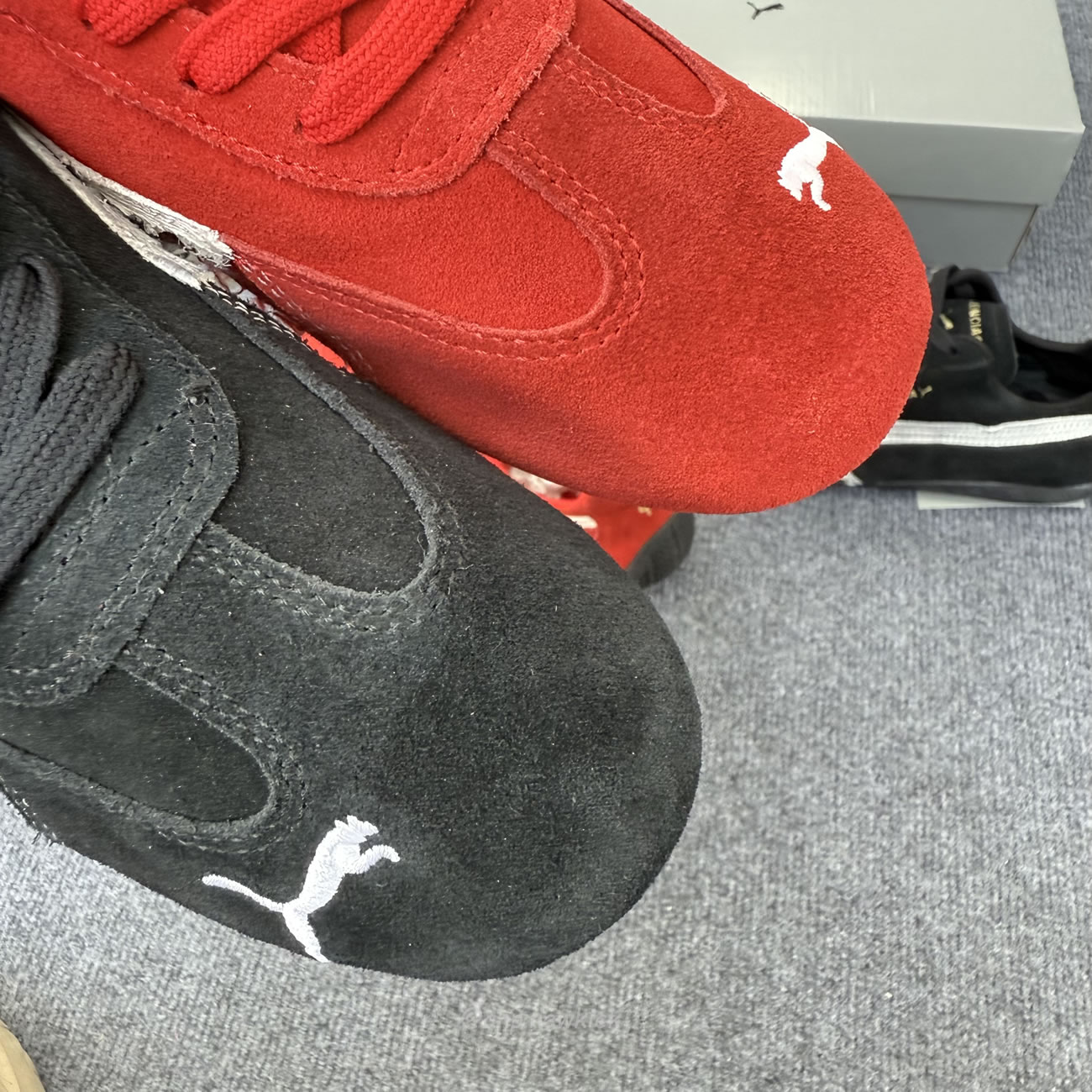 Balenciaga X Puma Ultrasoft Speedcat Sneakers Red White Black (4) - www.newkick.org Balenciaga X Puma Ultrasoft Speedcat Sneakers Red White Black (4) - www.newkick.org