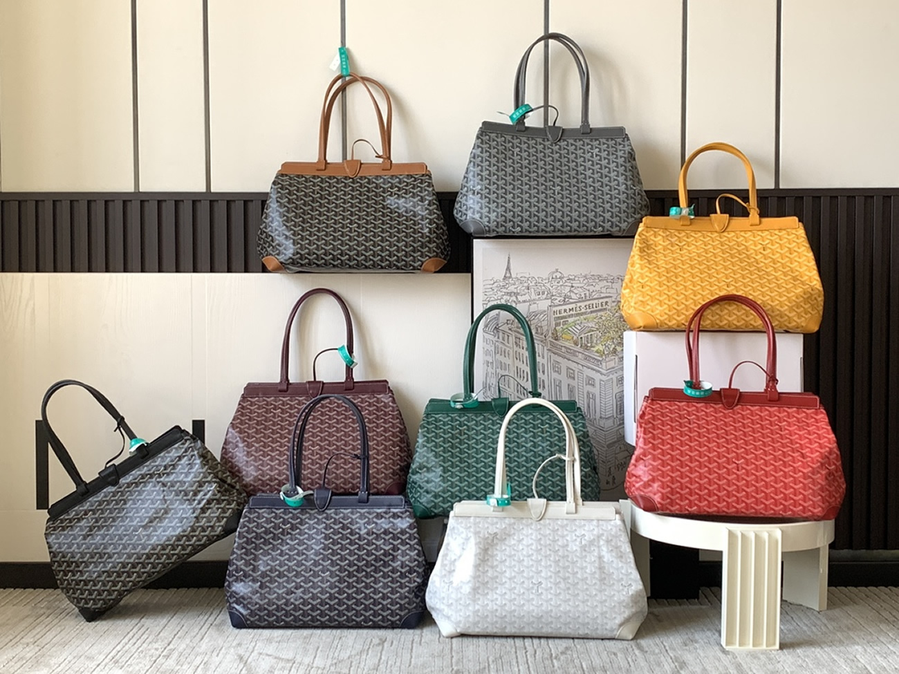 Goyard Bellechasse Biaude Tote Bag Blacknatural Black Grey Navy White Green Yellow Red Burgundy (36) - www.newkick.org Goyard Bellechasse Biaude Tote Bag Blacknatural Black Grey Navy White Green Yellow Red Burgundy (36) - www.newkick.org