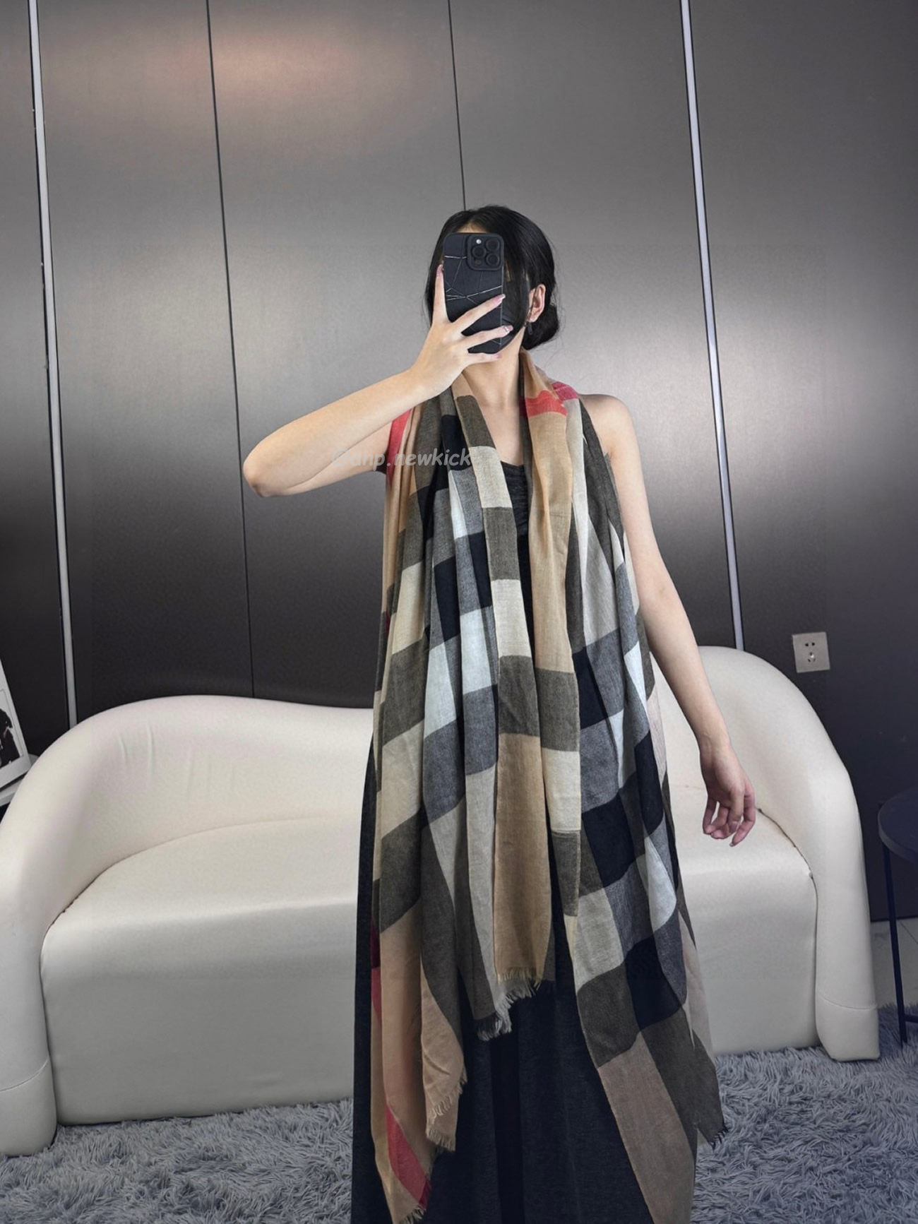 Burberry Vintage Check Cashmere Scarf 90x200cm (2) - www.newkick.vip Burberry Vintage Check Cashmere Scarf 90x200cm (2) - www.newkick.vip
