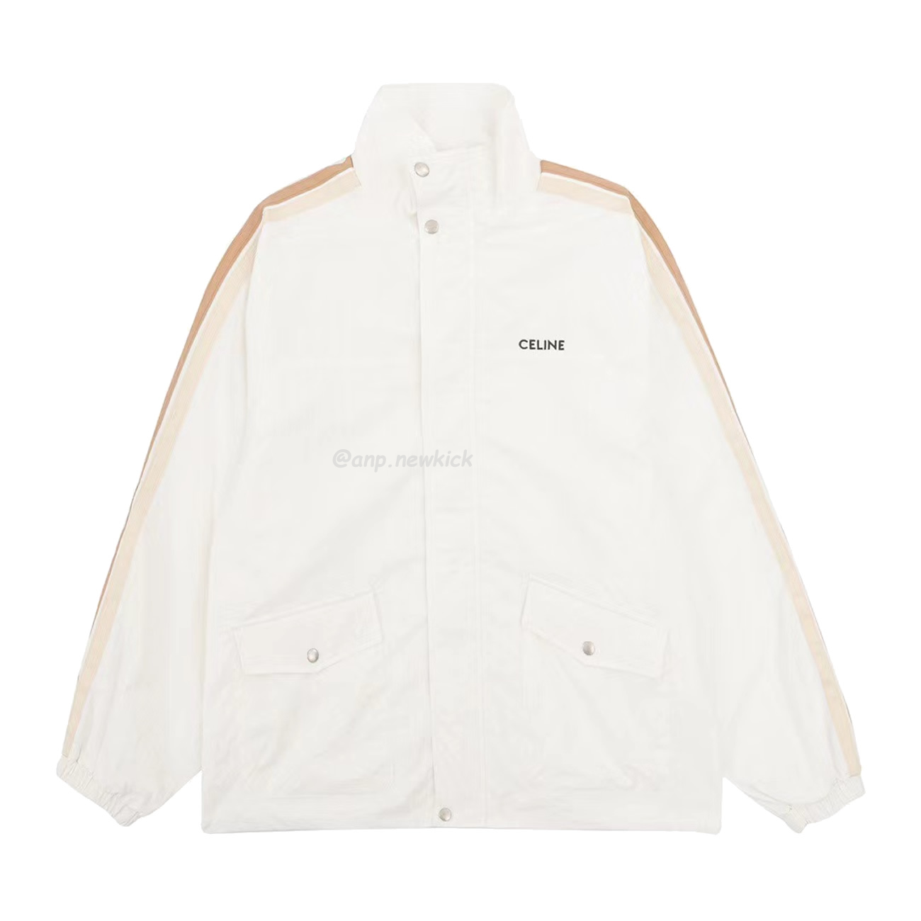 Celine Side Woven Zippered Jacket Black White (18) - www.newkick.org Celine Side Woven Zippered Jacket Black White (18) - www.newkick.org
