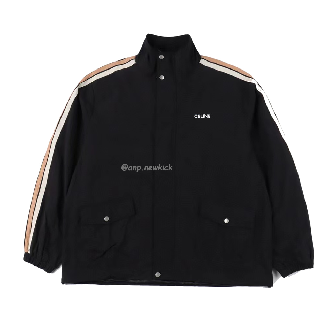 Celine Side Woven Zippered Jacket Black White (7) - www.newkick.org Celine Side Woven Zippered Jacket Black White (7) - www.newkick.org
