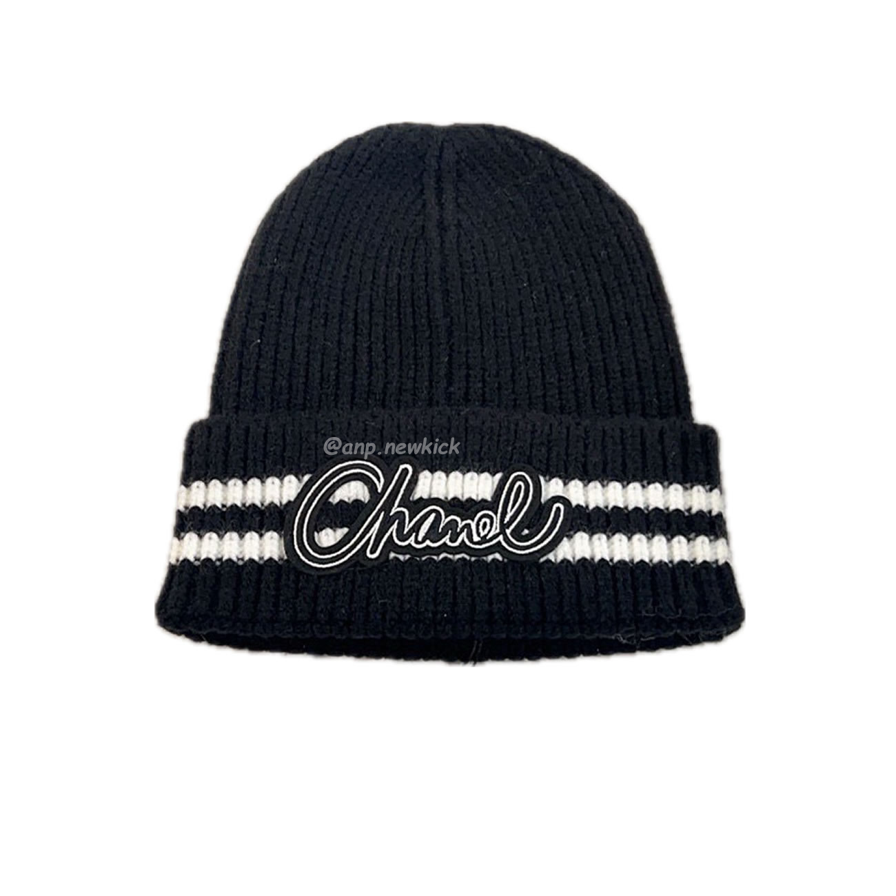 Chanel Knitted Cold Hat White Black Gray Brown (9) - www.newkick.org