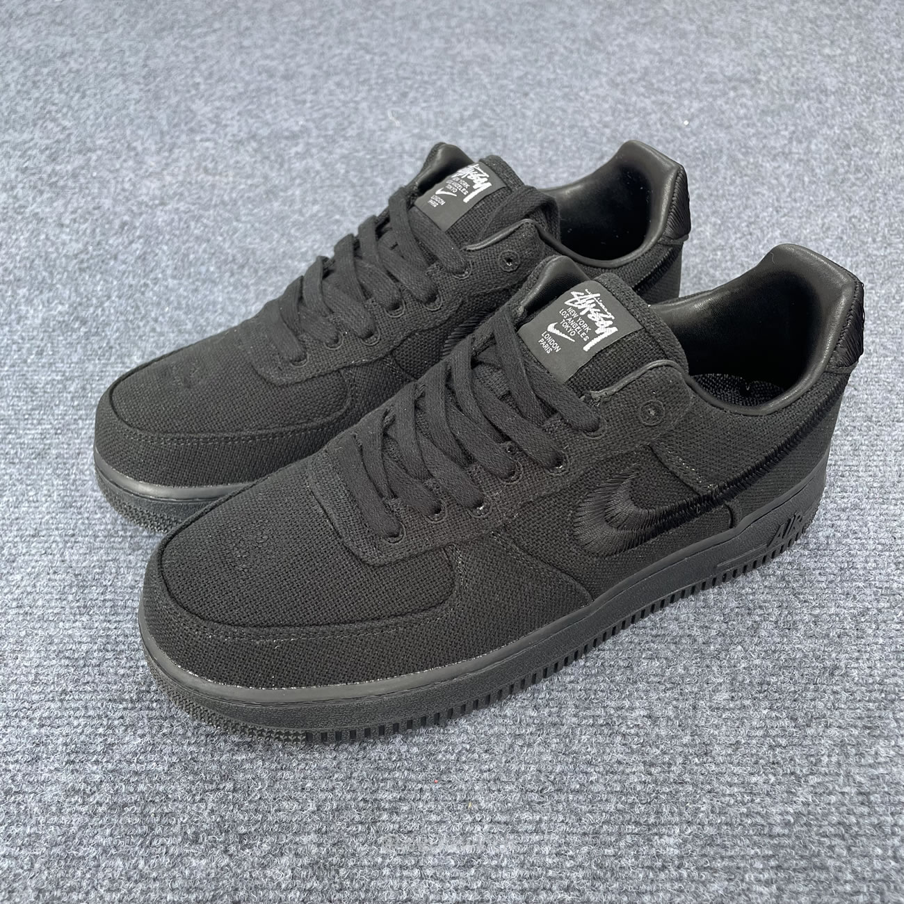Nike Air Force 1 Low Stussy Black Cz9084 001 (3) - www.newkick.org