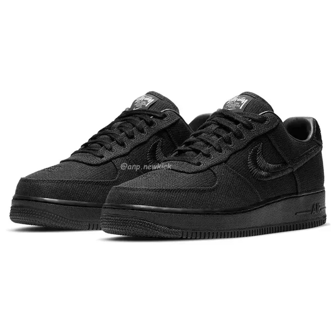 Nike Air Force 1 Low Stussy Black Cz9084 001 (6) - www.newkick.org