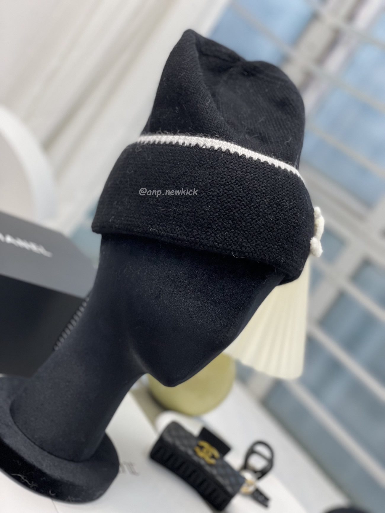 Chanel Cc Logo Black Beanie Hat (7) - www.newkick.org