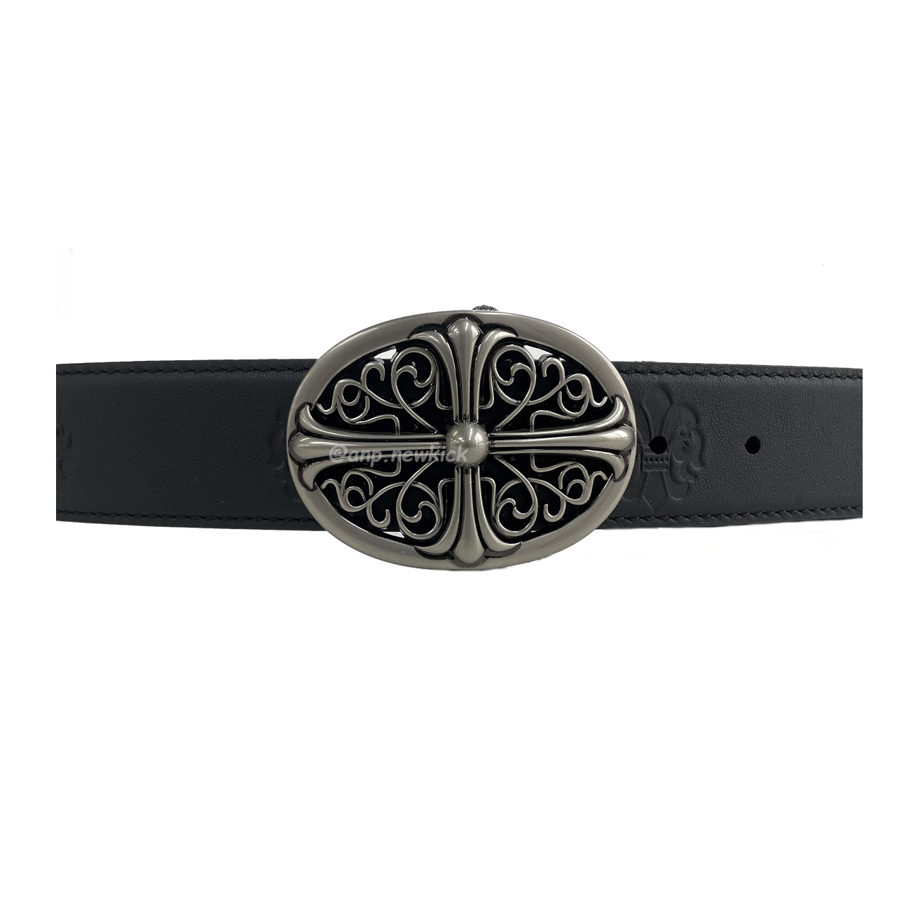 Chrome Hearts Classic Oval Cross Leather Belt Black (1) - www.newkick.org Chrome Hearts Classic Oval Cross Leather Belt Black (1) - www.newkick.org