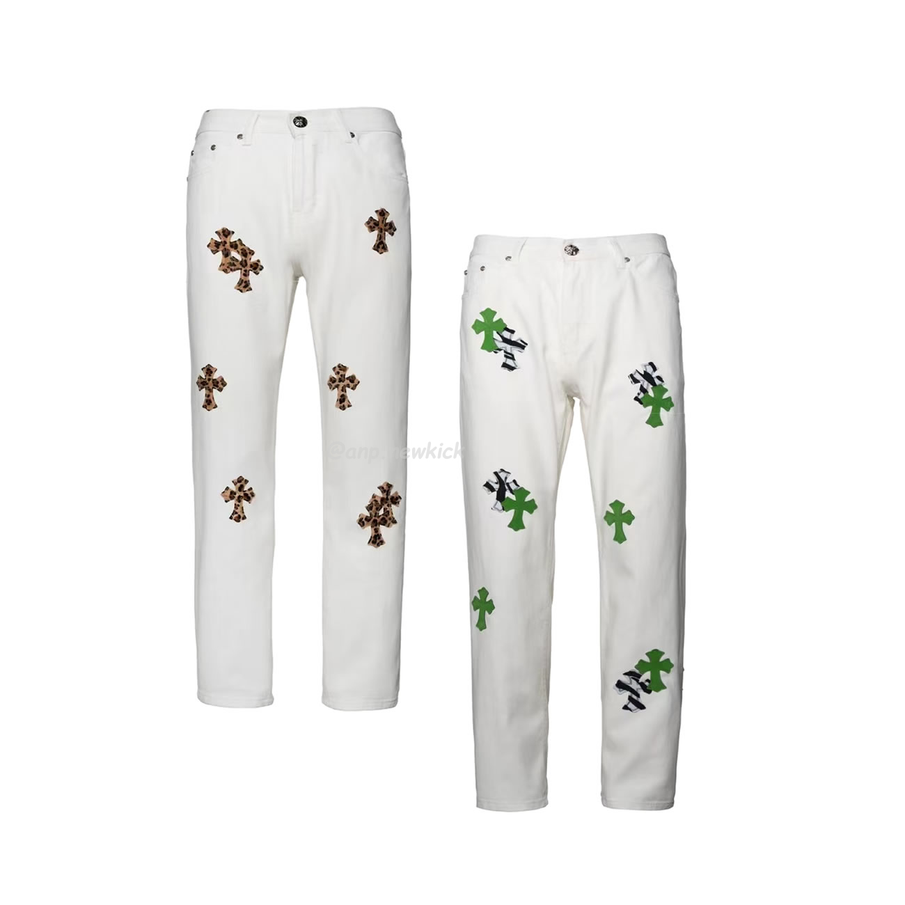 Chrome Hearts 24ss Limited To England Skinned Zebra Jeans (1) - www.newkick.org