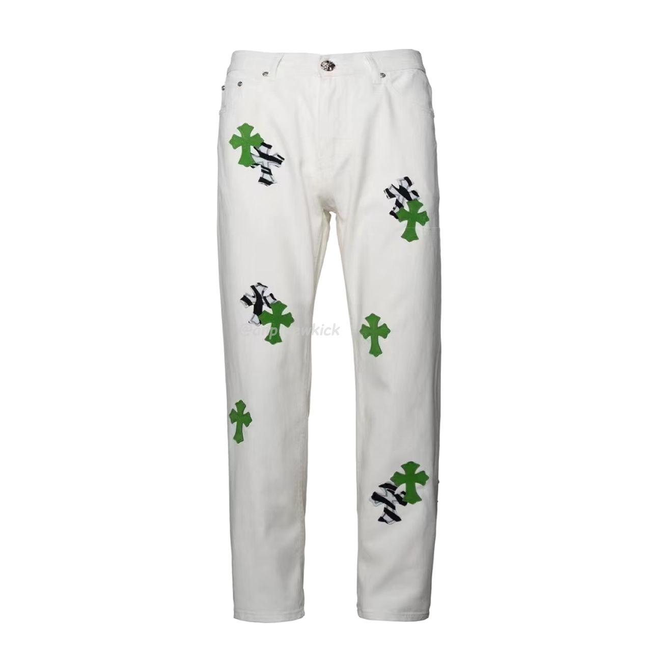 Chrome Hearts 24ss Limited To England Skinned Zebra Jeans (2) - www.newkick.org