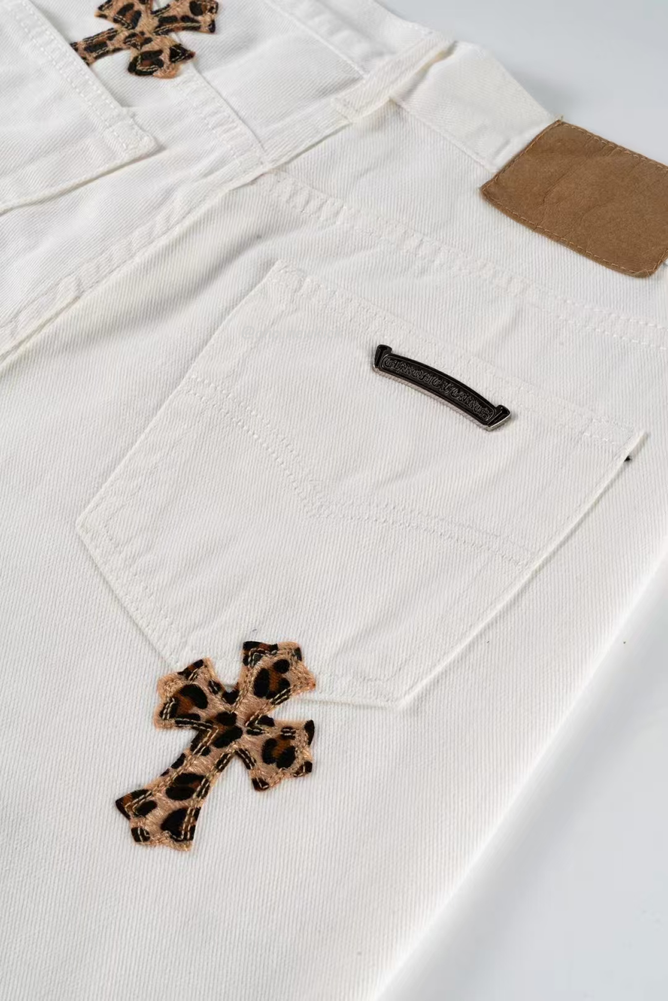 Chrome Hearts 24ss Limited To England Skinned Zebra Jeans (3) - www.newkick.org