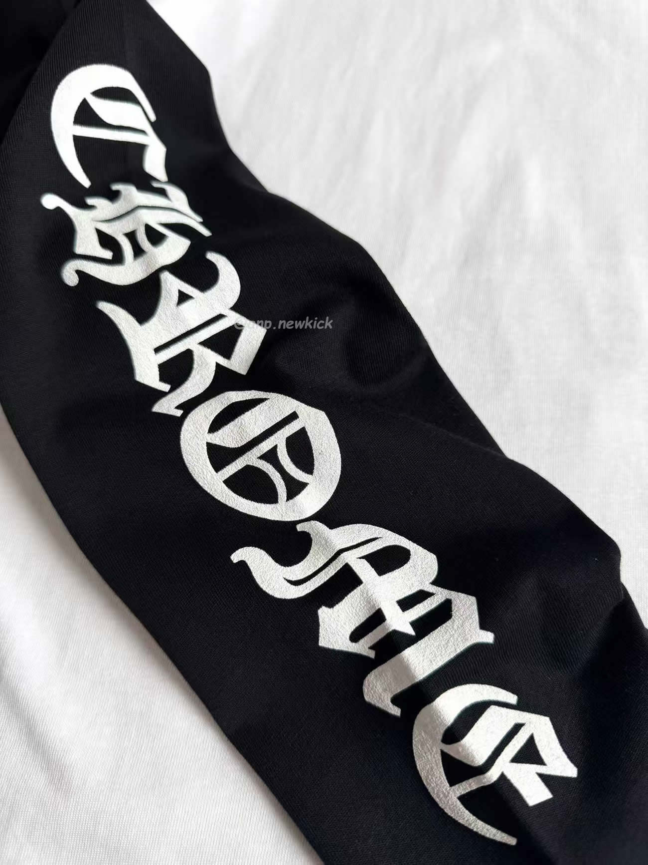 Chrome Hearts Horseshoe Baseball Shirt White Black (3) - www.newkick.org