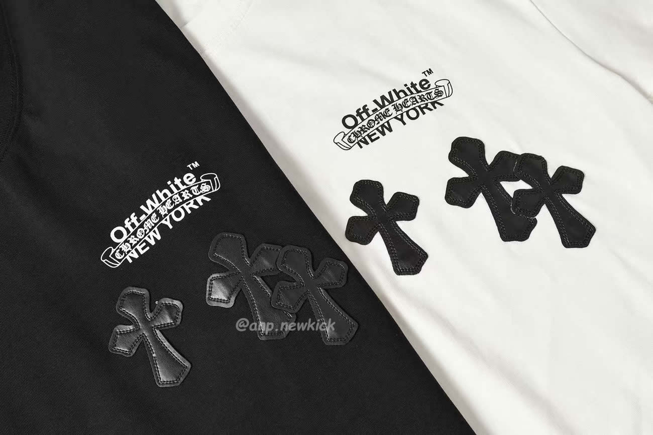 Chrome Hearts X Off White Casual Tee (2) - www.newkick.org Chrome Hearts X Off White Casual Tee (2) - www.newkick.org