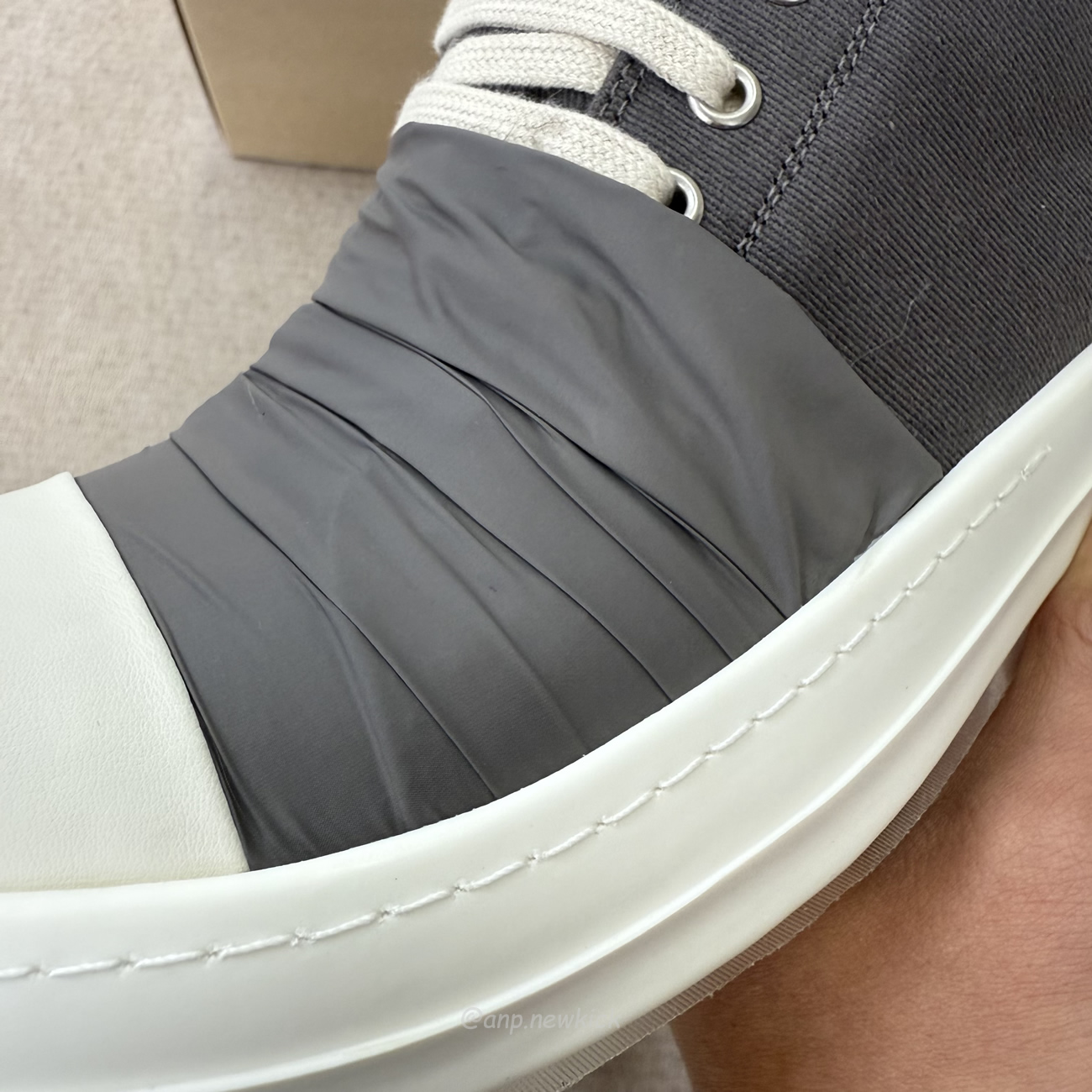 Rick Owens Drkshdw Hustler Low Dark Dust Denim Du01e3814 Donp 783411 (6) - www.newkick.org Rick Owens Drkshdw Hustler Low Dark Dust Denim Du01e3814 Donp 783411 (6) - www.newkick.org