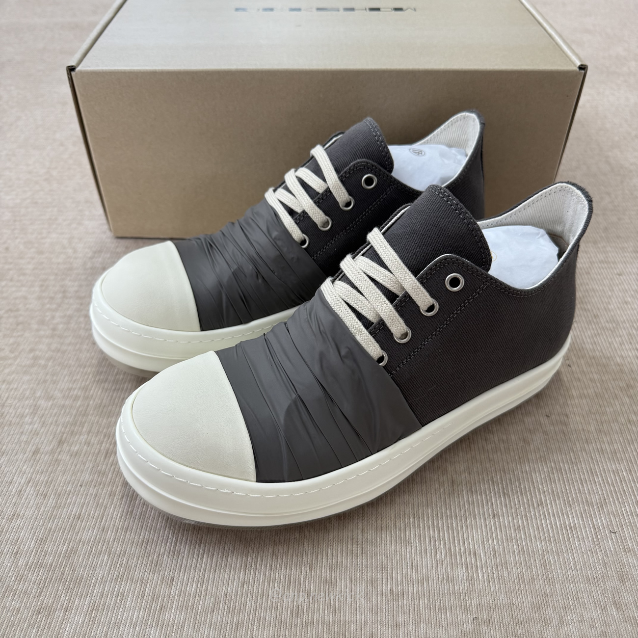 Rick Owens Drkshdw Hustler Low Dark Dust Denim Du01e3814 Donp 783411 (9) - www.newkick.org Rick Owens Drkshdw Hustler Low Dark Dust Denim Du01e3814 Donp 783411 (9) - www.newkick.org