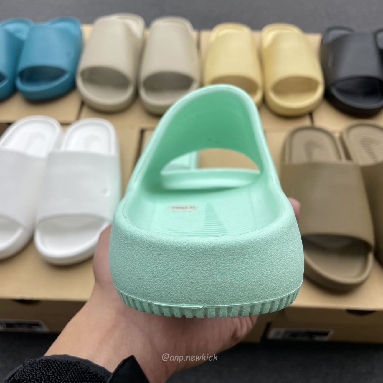 Nike Calm Slide Jade Ice Black Sesame Geode Teal White Brown Dx4816 300 (10) - www.newkick.org Nike Calm Slide Jade Ice Black Sesame Geode Teal White Brown Dx4816 300 (10) - www.newkick.org