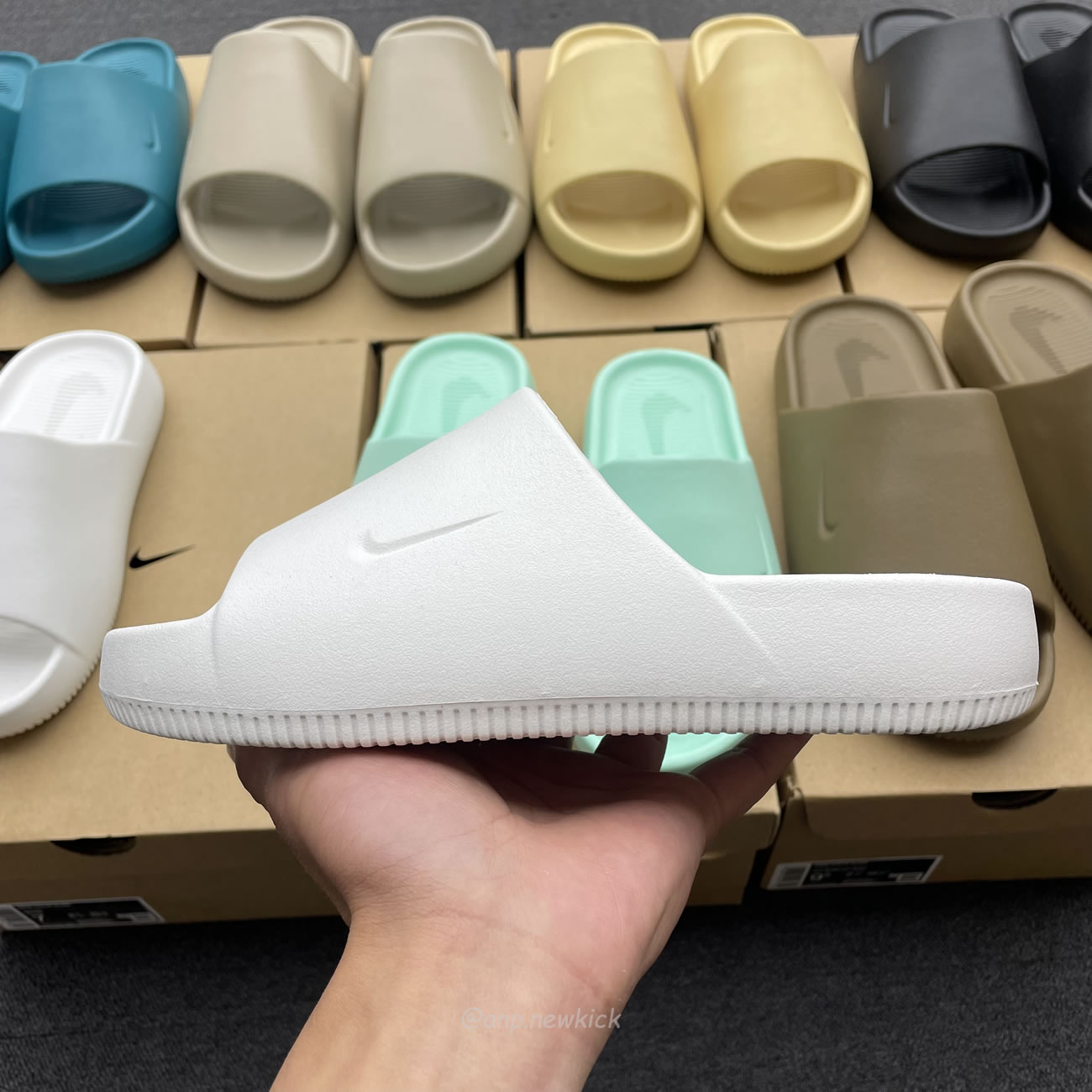 Nike Calm Slide Jade Ice Black Sesame Geode Teal White Brown Dx4816 300 (19) - www.newkick.org Nike Calm Slide Jade Ice Black Sesame Geode Teal White Brown Dx4816 300 (19) - www.newkick.org