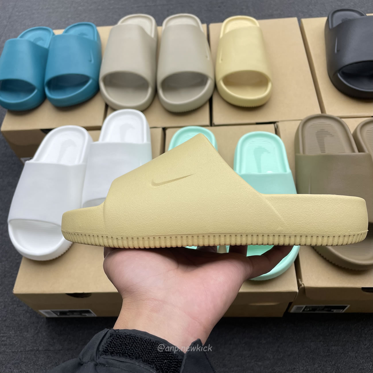 Nike Calm Slide Jade Ice Black Sesame Geode Teal White Brown Dx4816 300 (6) - www.newkick.org Nike Calm Slide Jade Ice Black Sesame Geode Teal White Brown Dx4816 300 (6) - www.newkick.org