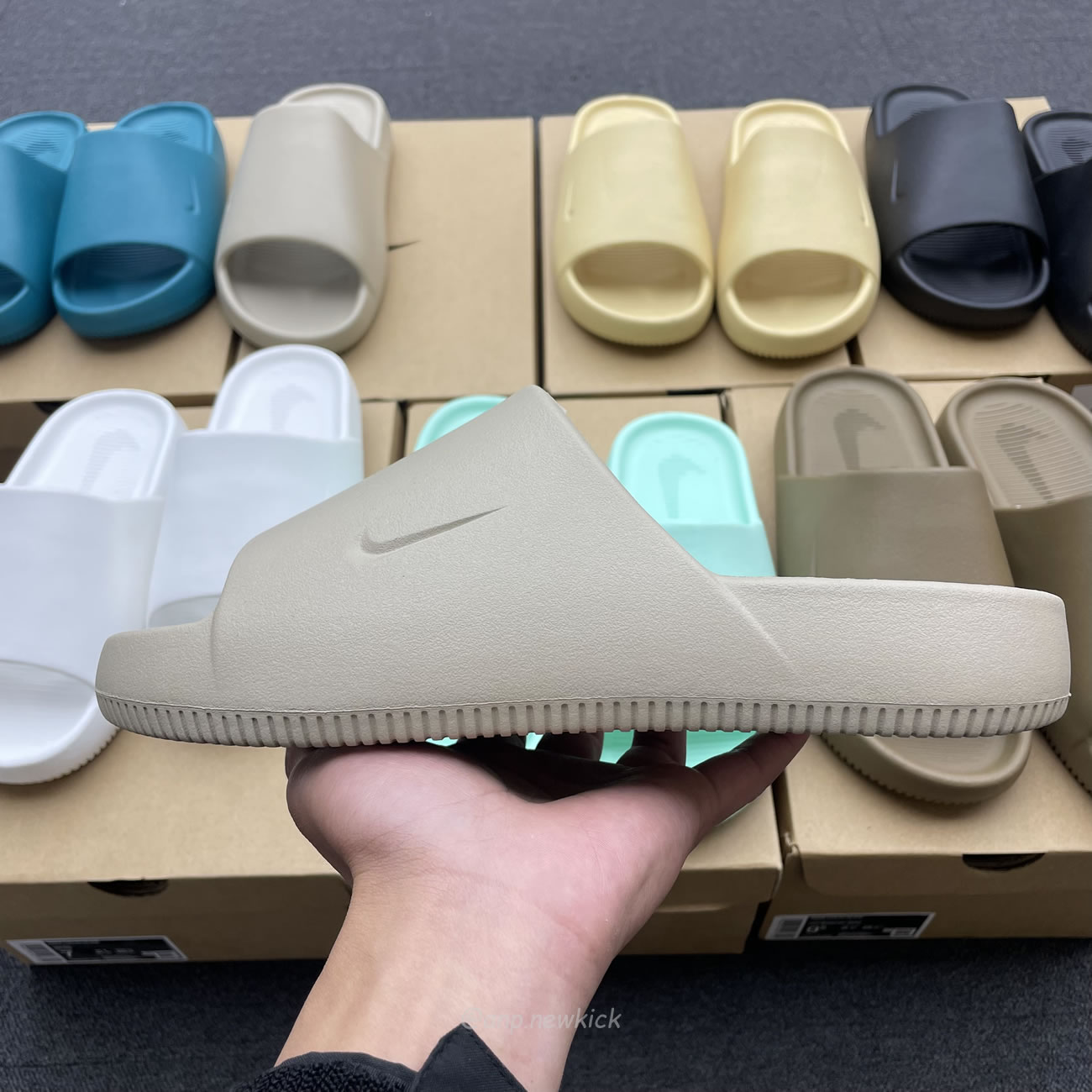 Nike Calm Slide Jade Ice Black Sesame Geode Teal White Brown Dx4816 300 (8) - www.newkick.org Nike Calm Slide Jade Ice Black Sesame Geode Teal White Brown Dx4816 300 (8) - www.newkick.org