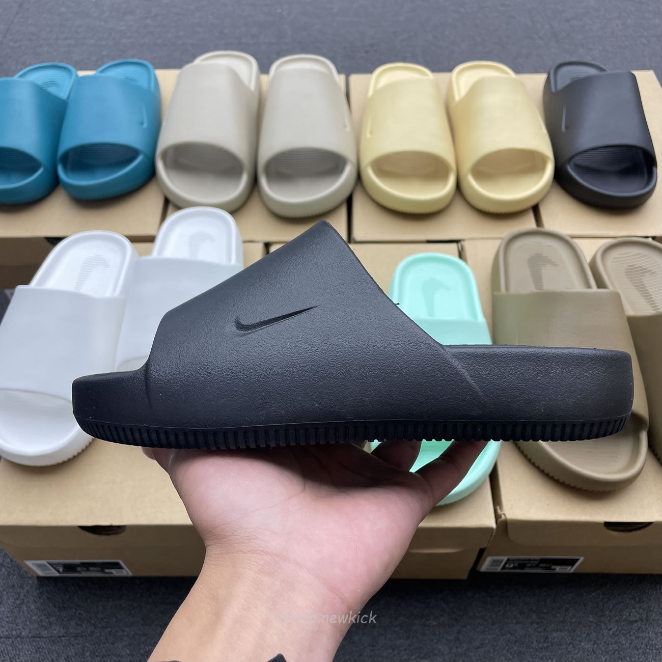 Nike Calm Slide Jade Ice Black Sesame Geode Teal White Brown Dx4816 300 (9) - www.newkick.org Nike Calm Slide Jade Ice Black Sesame Geode Teal White Brown Dx4816 300 (9) - www.newkick.org