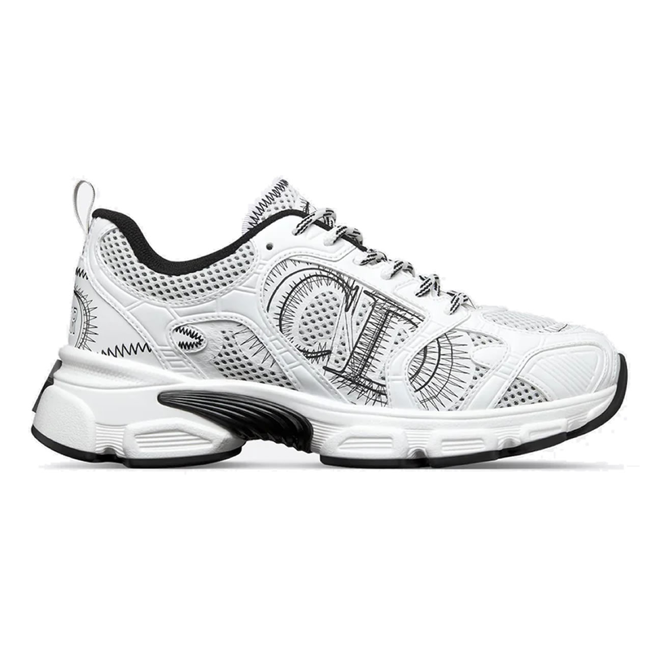 Dior Chrono Sneaker Mesh With White Black 19w White (1) - www.newkick.org Dior Chrono Sneaker Mesh With White Black 19w White (1) - www.newkick.org