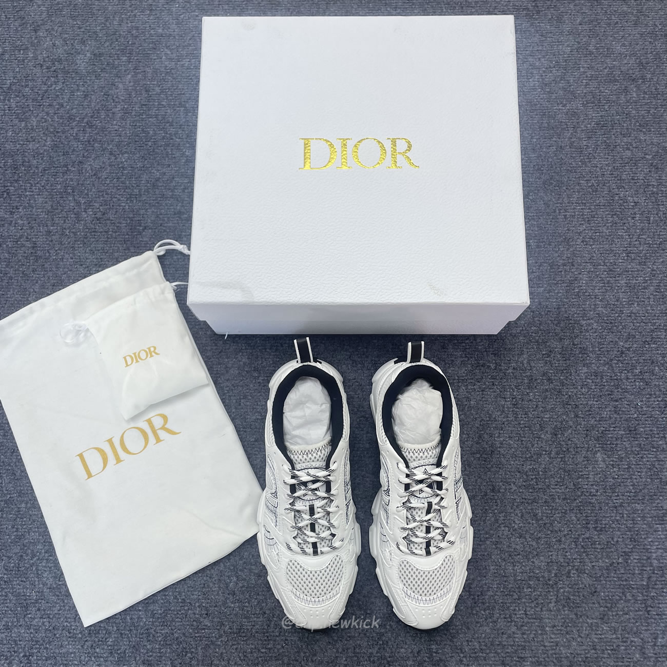 Dior Chrono Sneaker Mesh With White Black 19w White (3) - www.newkick.org Dior Chrono Sneaker Mesh With White Black 19w White (3) - www.newkick.org