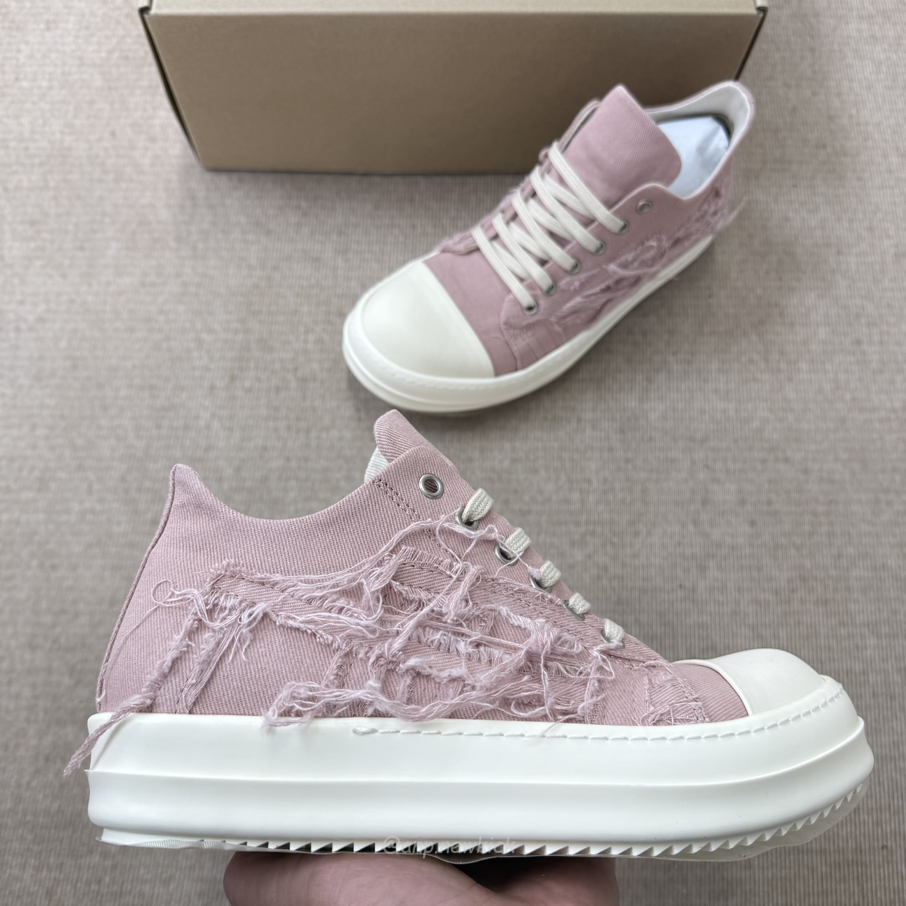Rick Owens Drkshdw Slashed Low Sneakers (5) - www.newkick.org Rick Owens Drkshdw Slashed Low Sneakers (5) - www.newkick.org