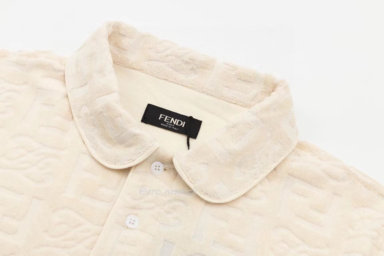 Fendi Reverse Collar Polo Shirt White Black Fw22 (6) - www.newkick.org Fendi Reverse Collar Polo Shirt White Black Fw22 (6) - www.newkick.org