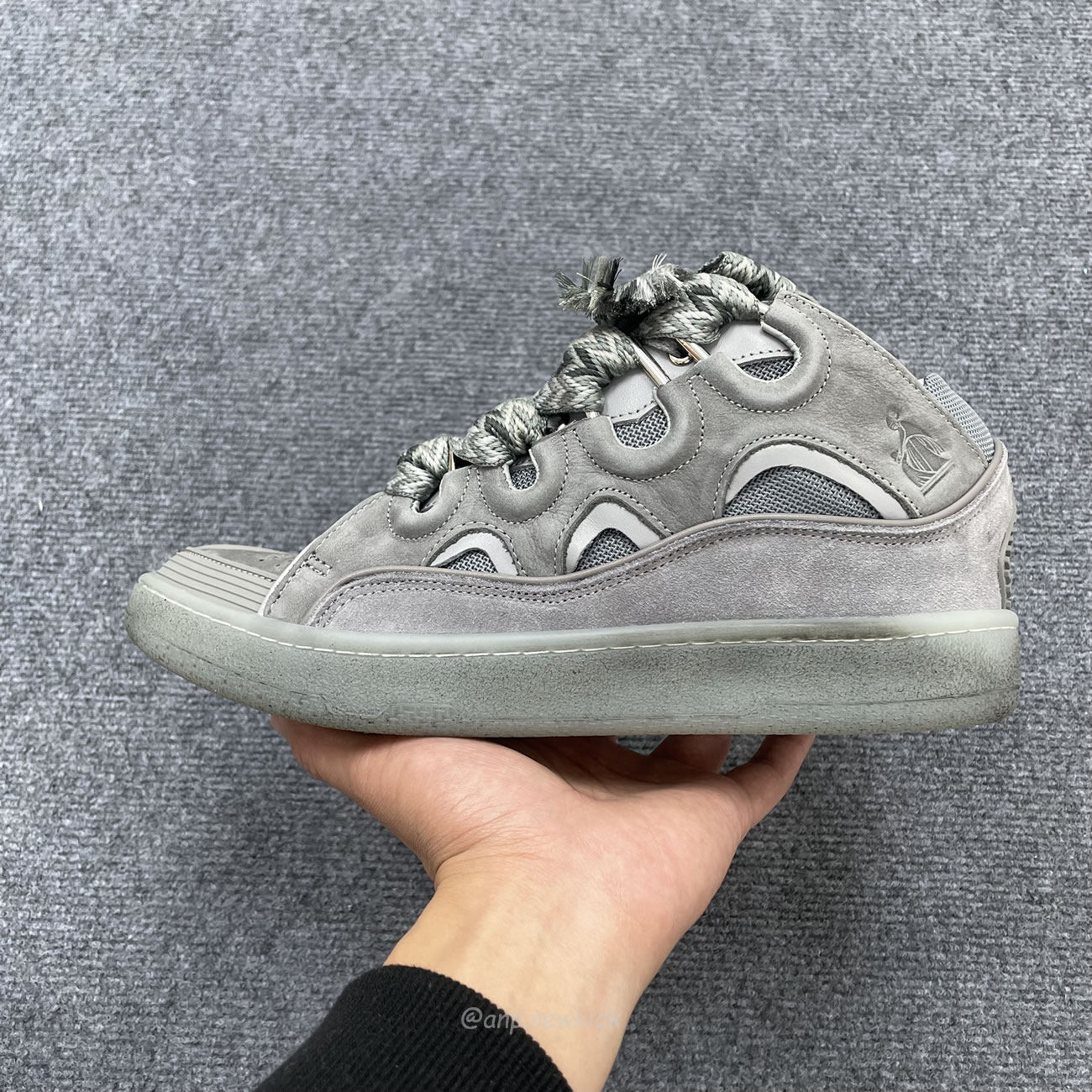 Lanvin Leather Curb Grey Fw Skdk00 Nash A20 (4) - www.newkick.vip Lanvin Leather Curb Grey Fw Skdk00 Nash A20 (4) - www.newkick.vip