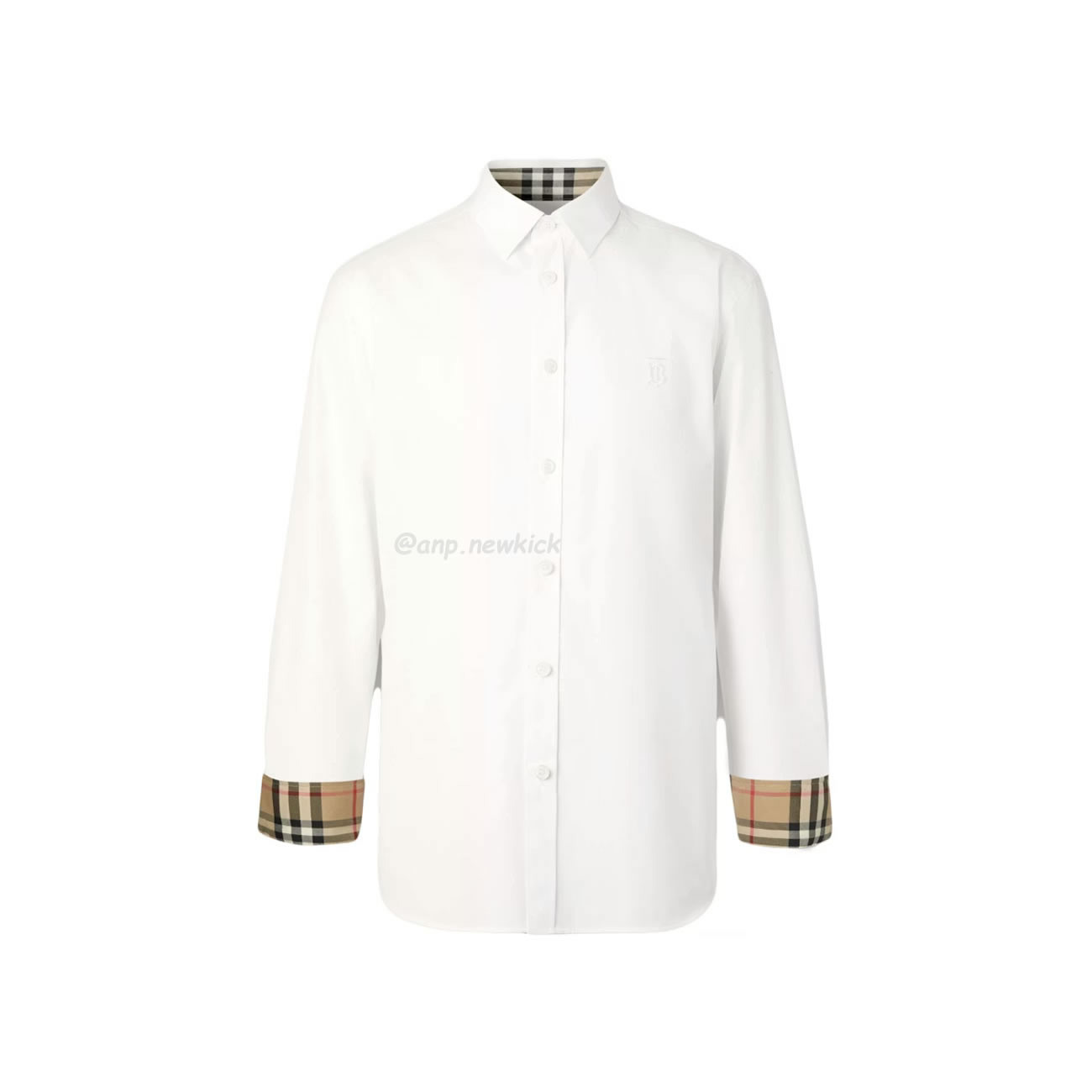 Burberry Slim Fit Monogram Motif Stretch Cotton Poplin Shirt Black White Fw21 80323081 (6) - www.newkick.org Burberry Slim Fit Monogram Motif Stretch Cotton Poplin Shirt Black White Fw21 80323081 (6) - www.newkick.org