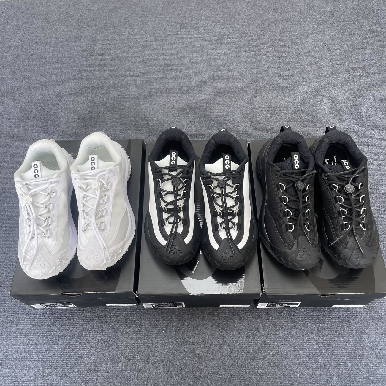 Nike Acg Mountain Fly 2 Low Comme Des Garcons Homme Plus White Black Fz3311 101 (8) - www.newkick.org Nike Acg Mountain Fly 2 Low Comme Des Garcons Homme Plus White Black Fz3311 101 (8) - www.newkick.org