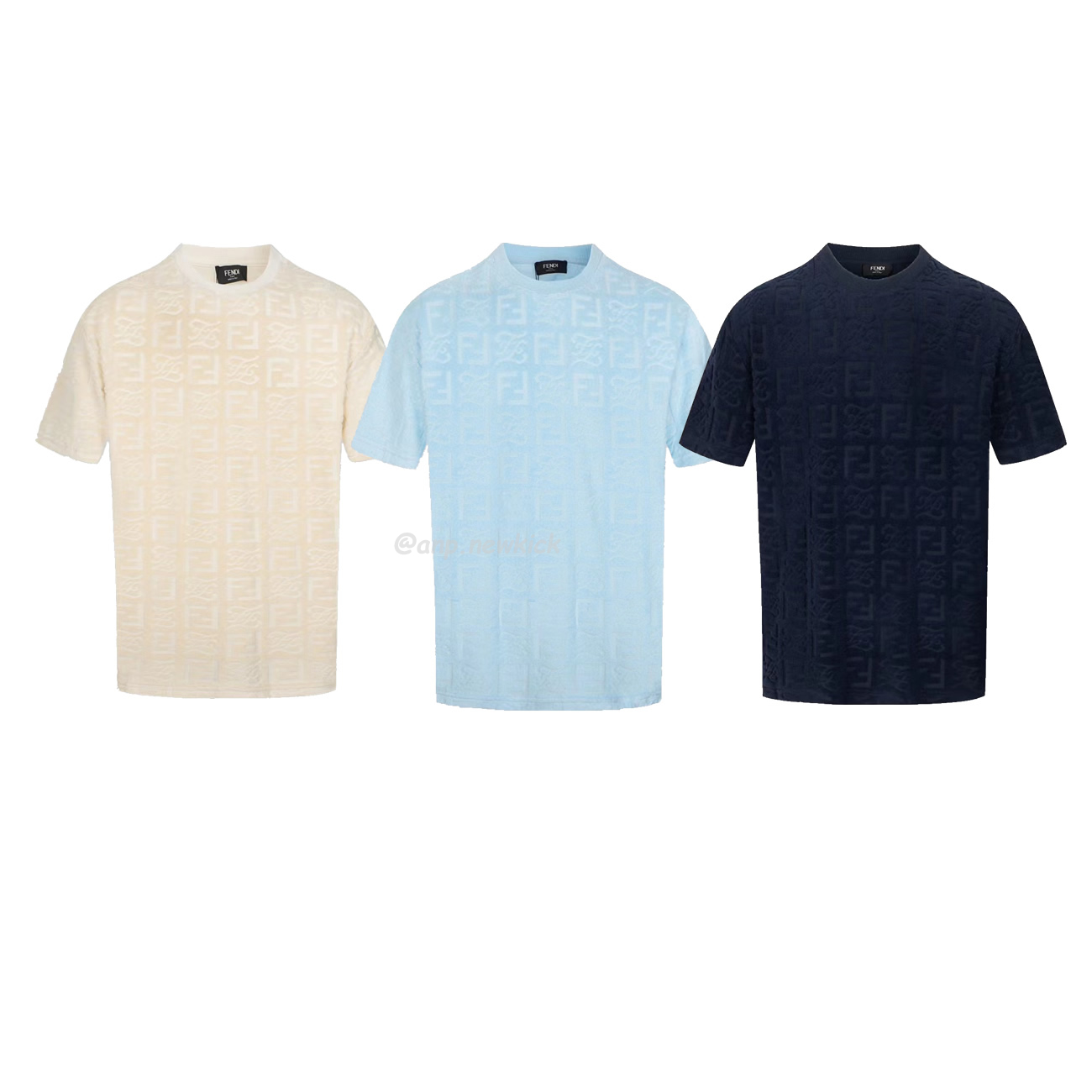 Fendi By Marc Jacobs Jersey Short Sleeved Crew Neck T Shirt White Blue Black Ss23 (1) - www.newkick.org Fendi By Marc Jacobs Jersey Short Sleeved Crew Neck T Shirt White Blue Black Ss23 (1) - www.newkick.org